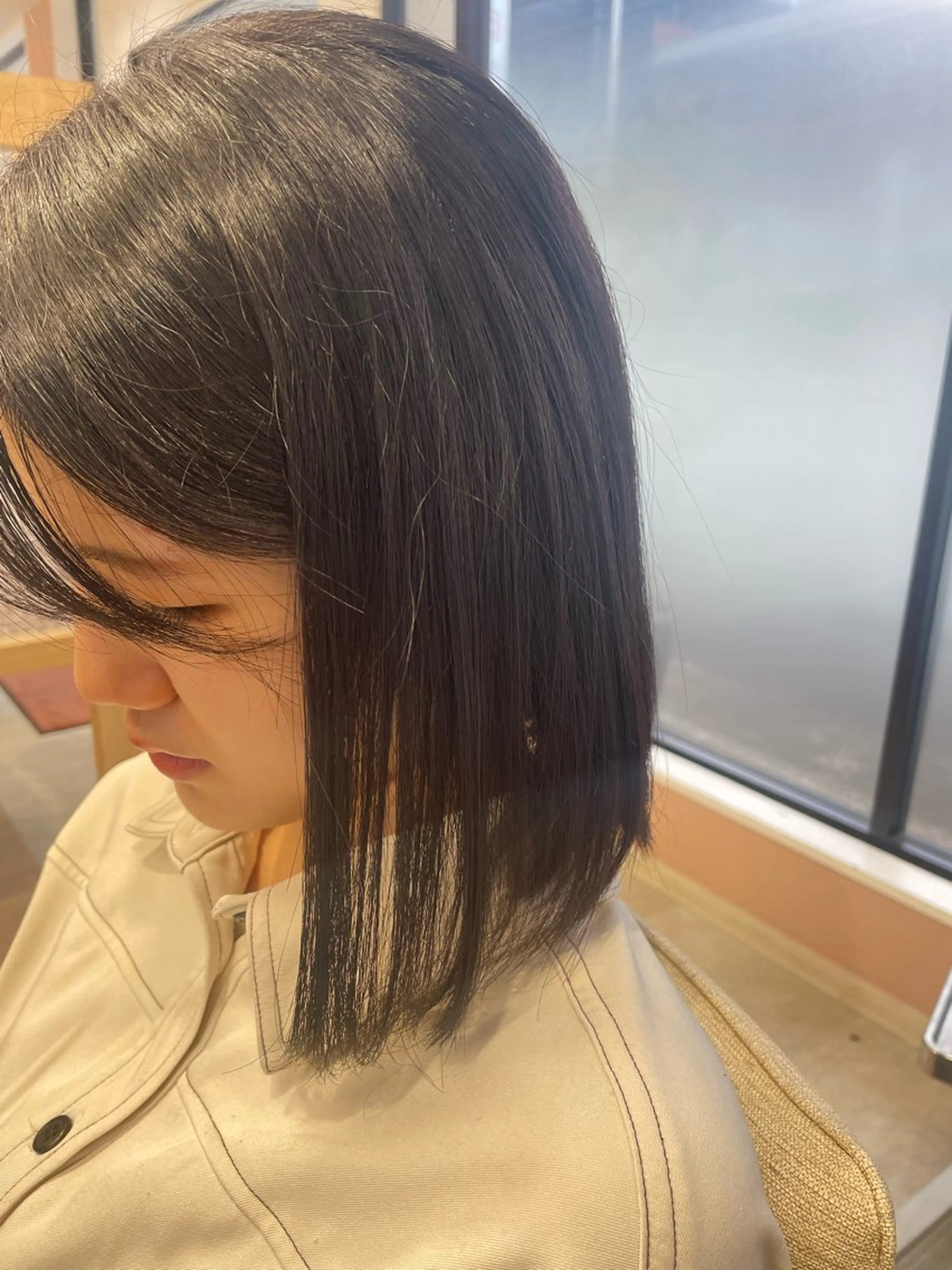 ミディアム カット ヘアカラー 韓国￤ボブ￤レイヤー 🍒Akane🍒のヘアスタイル