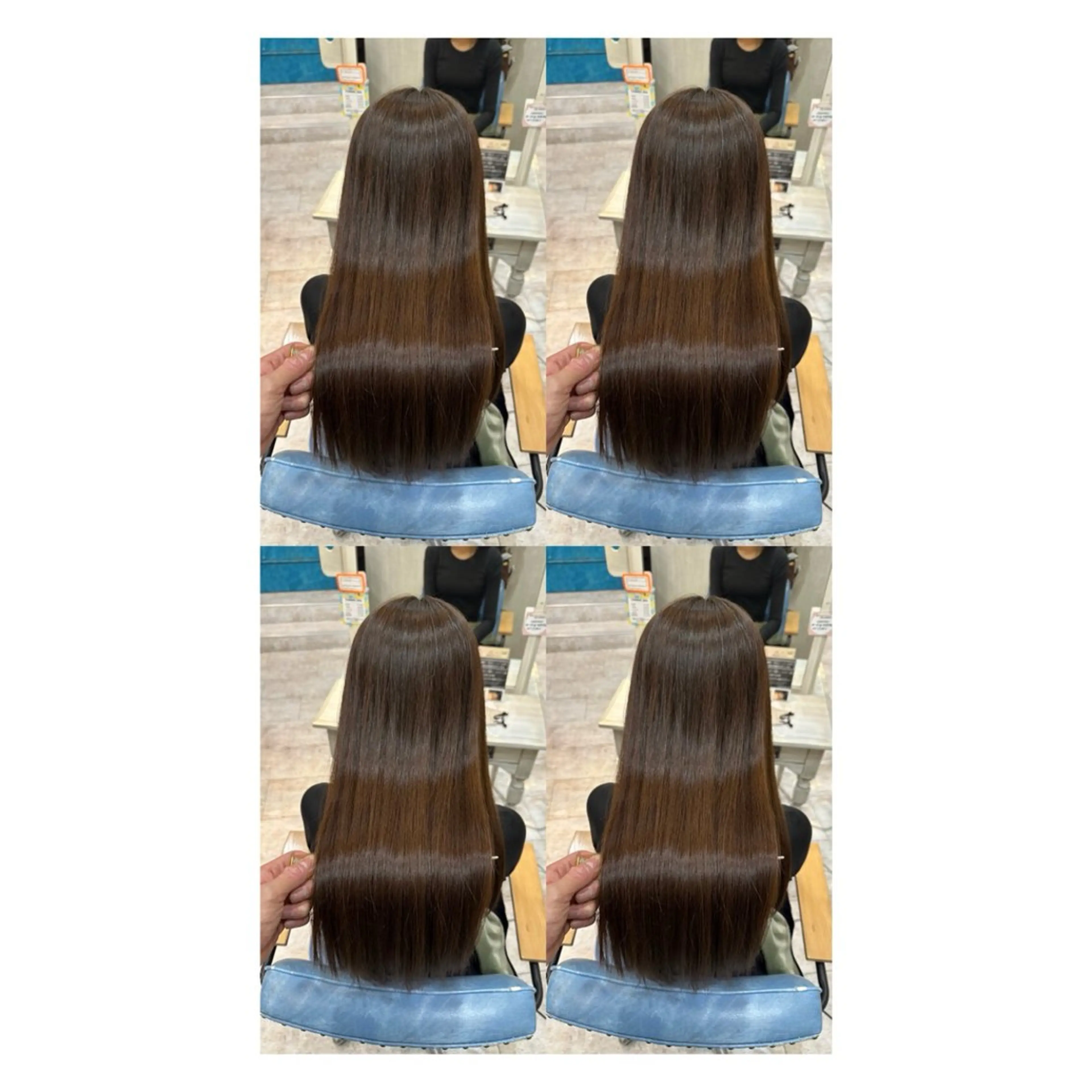 ロング カラー 透明感カラー 髪質改善 縮毛矯正 トリートメント 店長✨レイヤー✖️ 髪質改善✖️韓国ヘアのヘアスタイル
