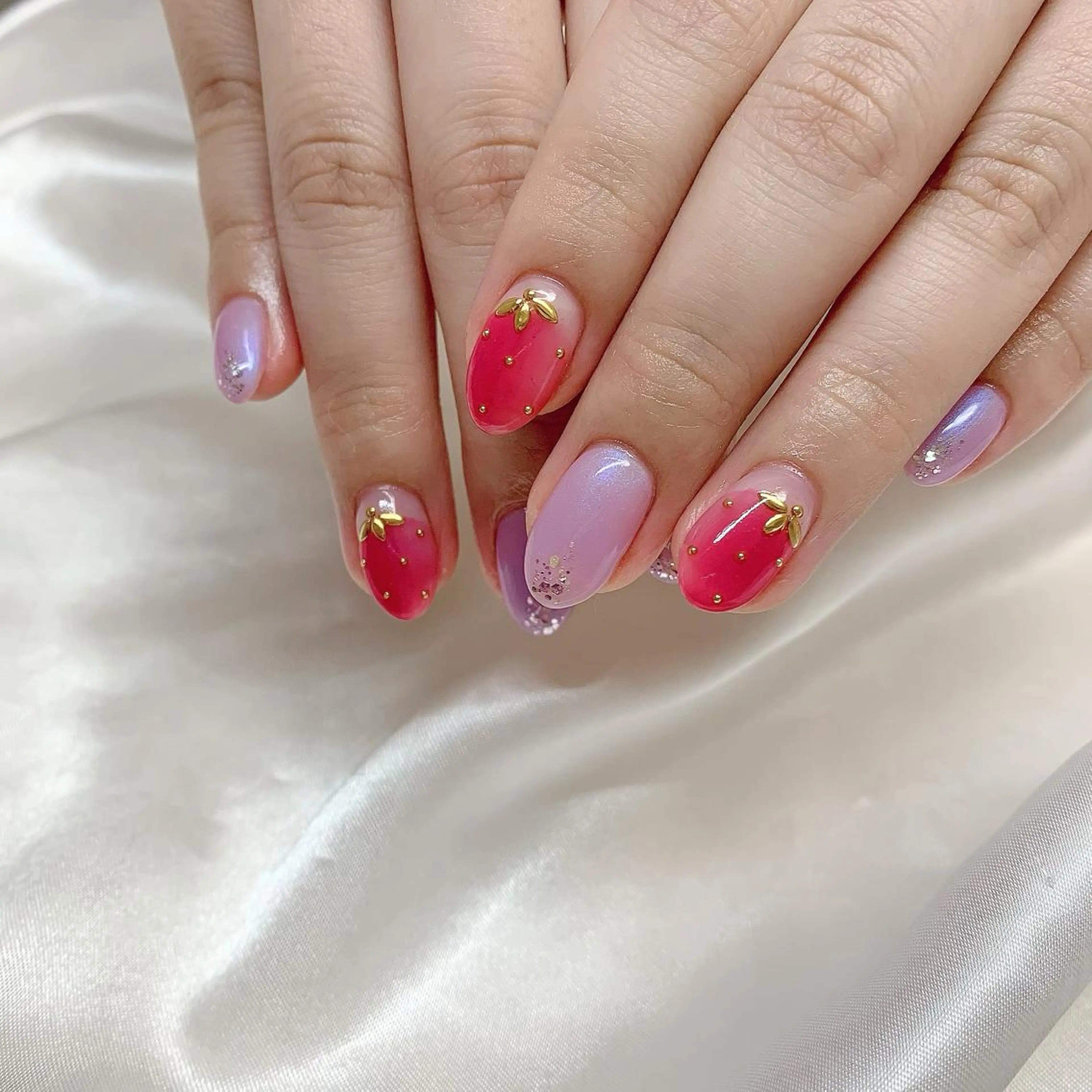 ネイル ハンドネイル ネイリストUSUI♡ パラジェルフィルインのネイルデザイン
