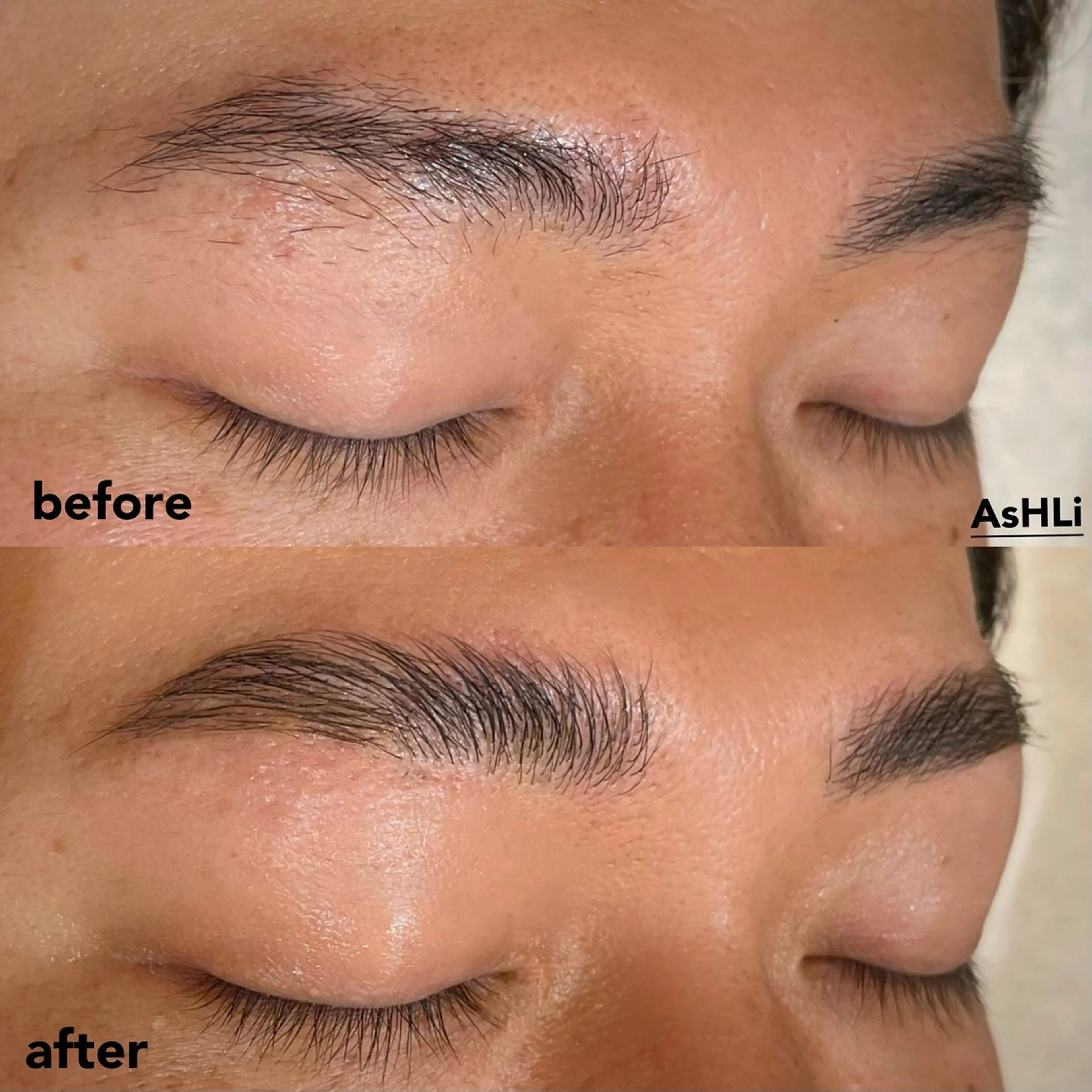 アイブロウ ハリウッドブロウリフト AsHLi 南青山のエステ・リラクイメージ