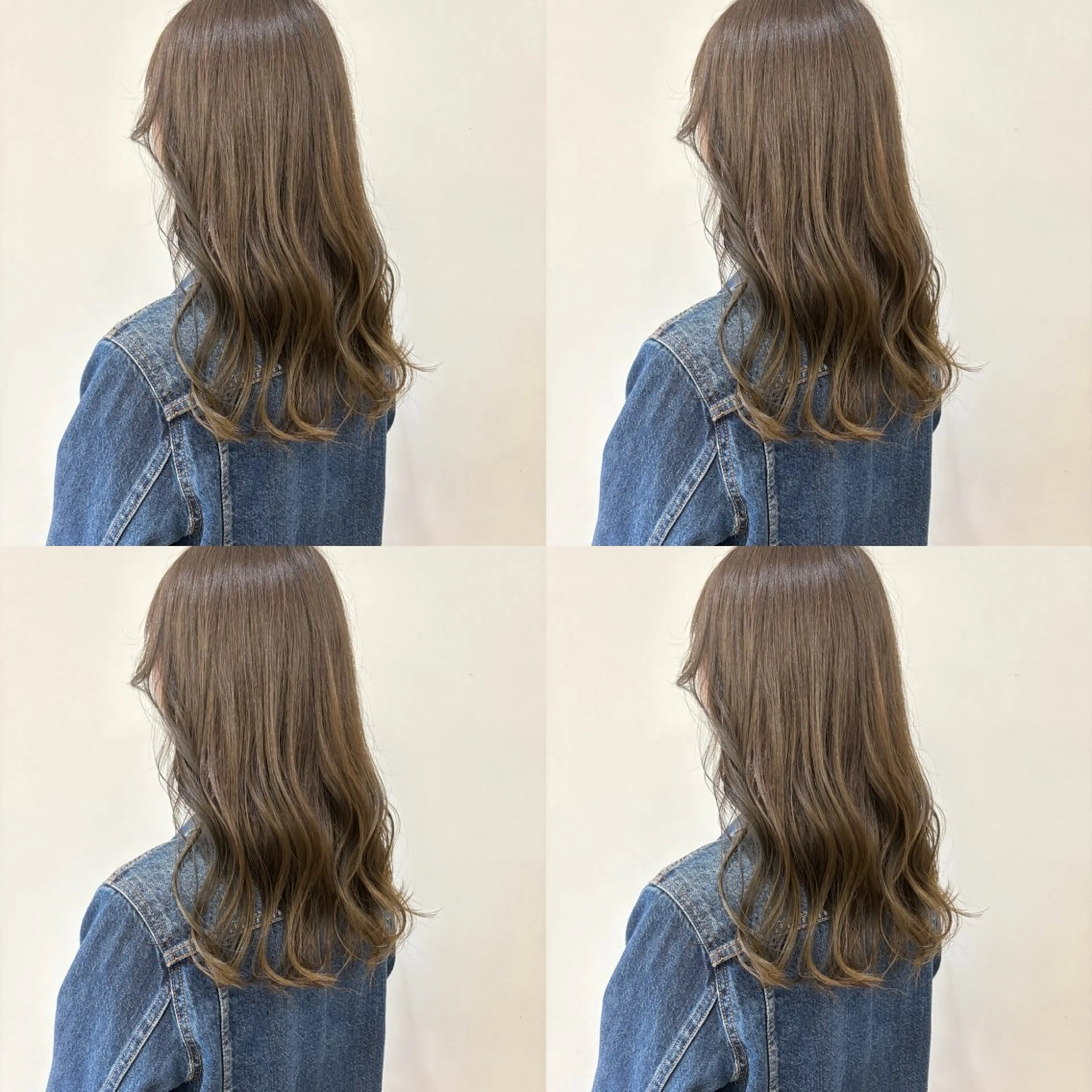 セミロング 河口 友里のヘアスタイル