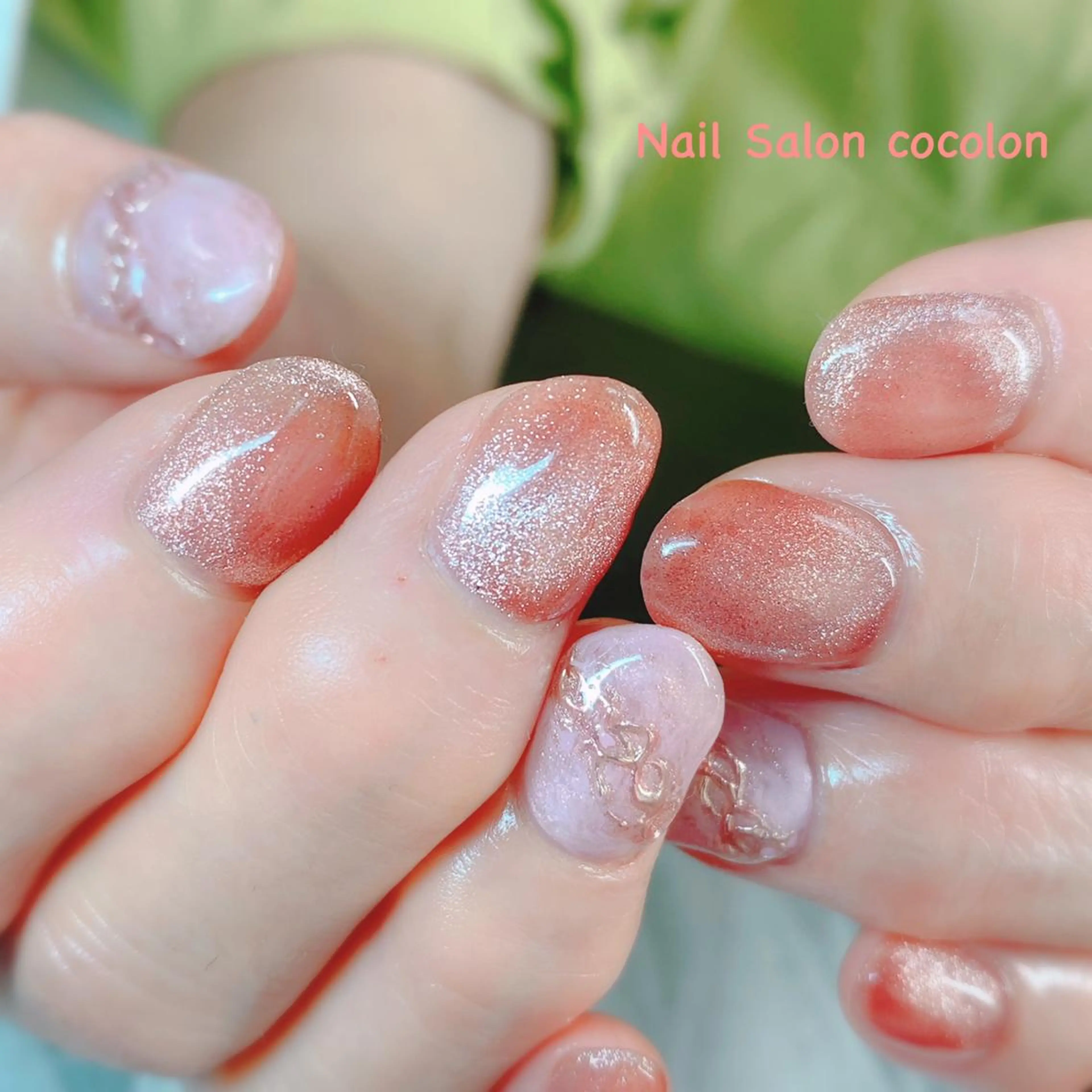 ネイル アートネイル マグネットネイル ハンドネイル 柴崎 美幸のネイルデザイン