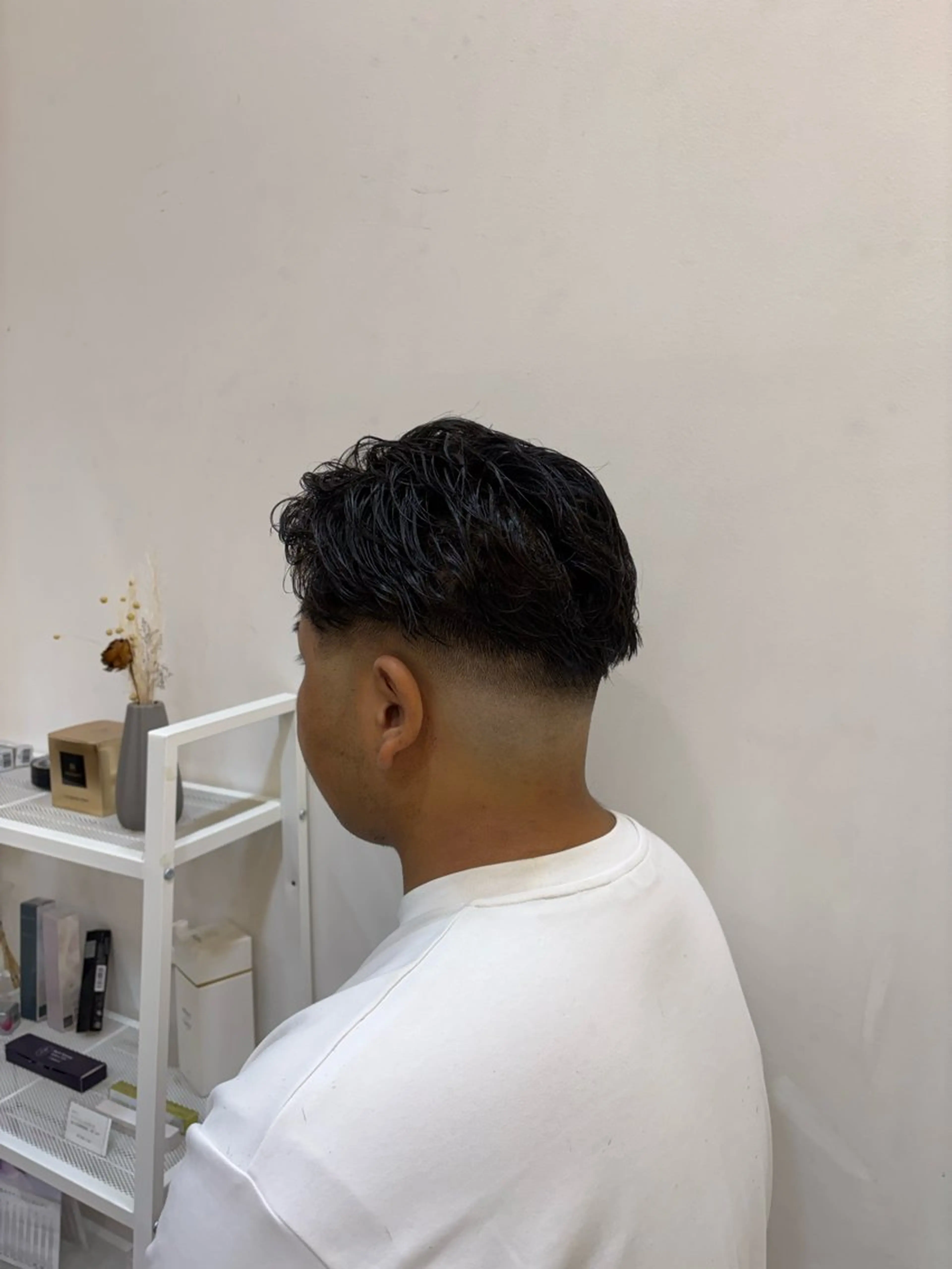 パーマ メンズ カット パーマ 短髪パーマ メンズ フェード✂️zionのヘアスタイル