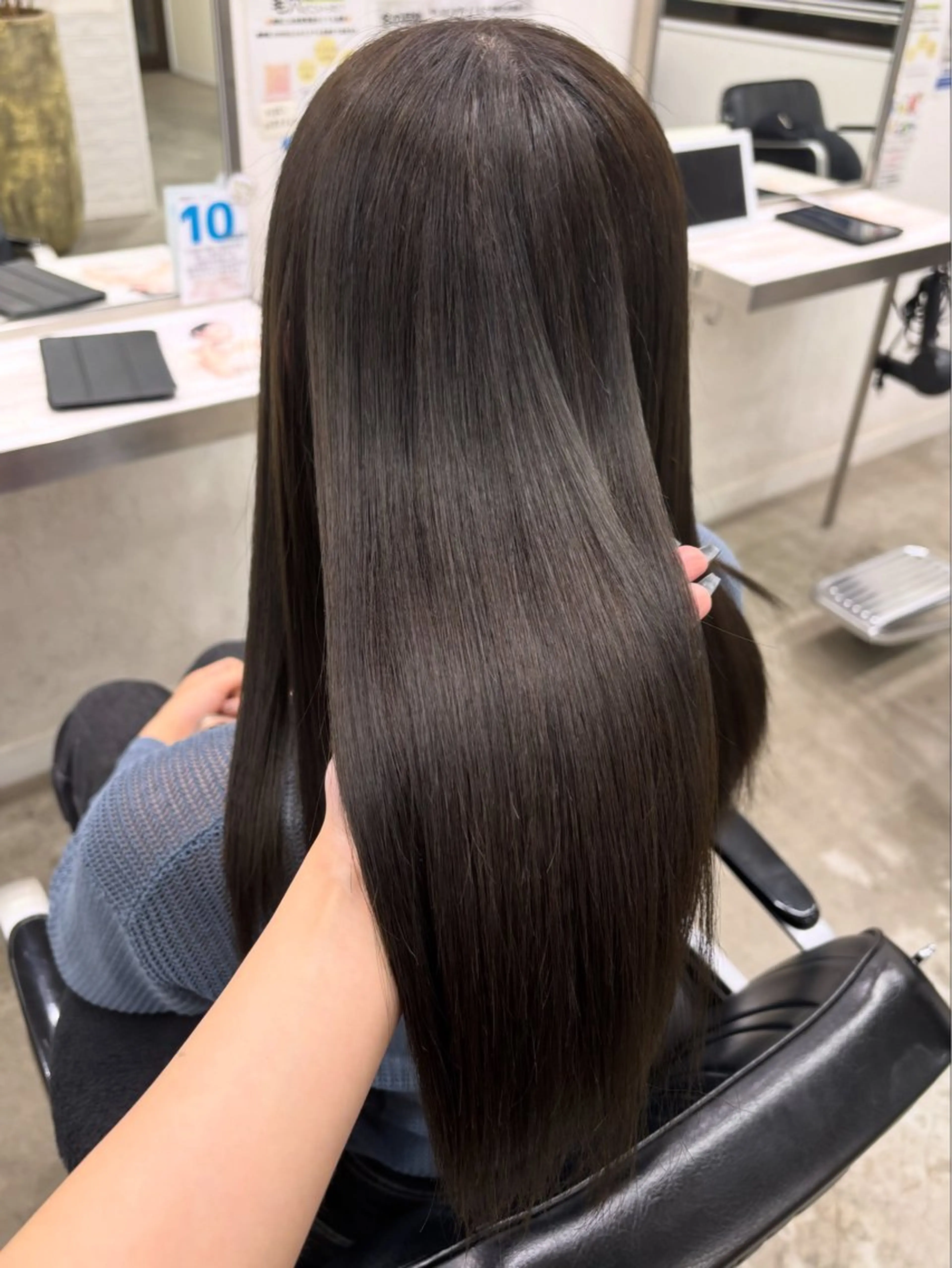 ロング カラー ブラウンカラー ヘアカラー 韓国ヘア🇰🇷 HINAのマツエク・マツパデザイン