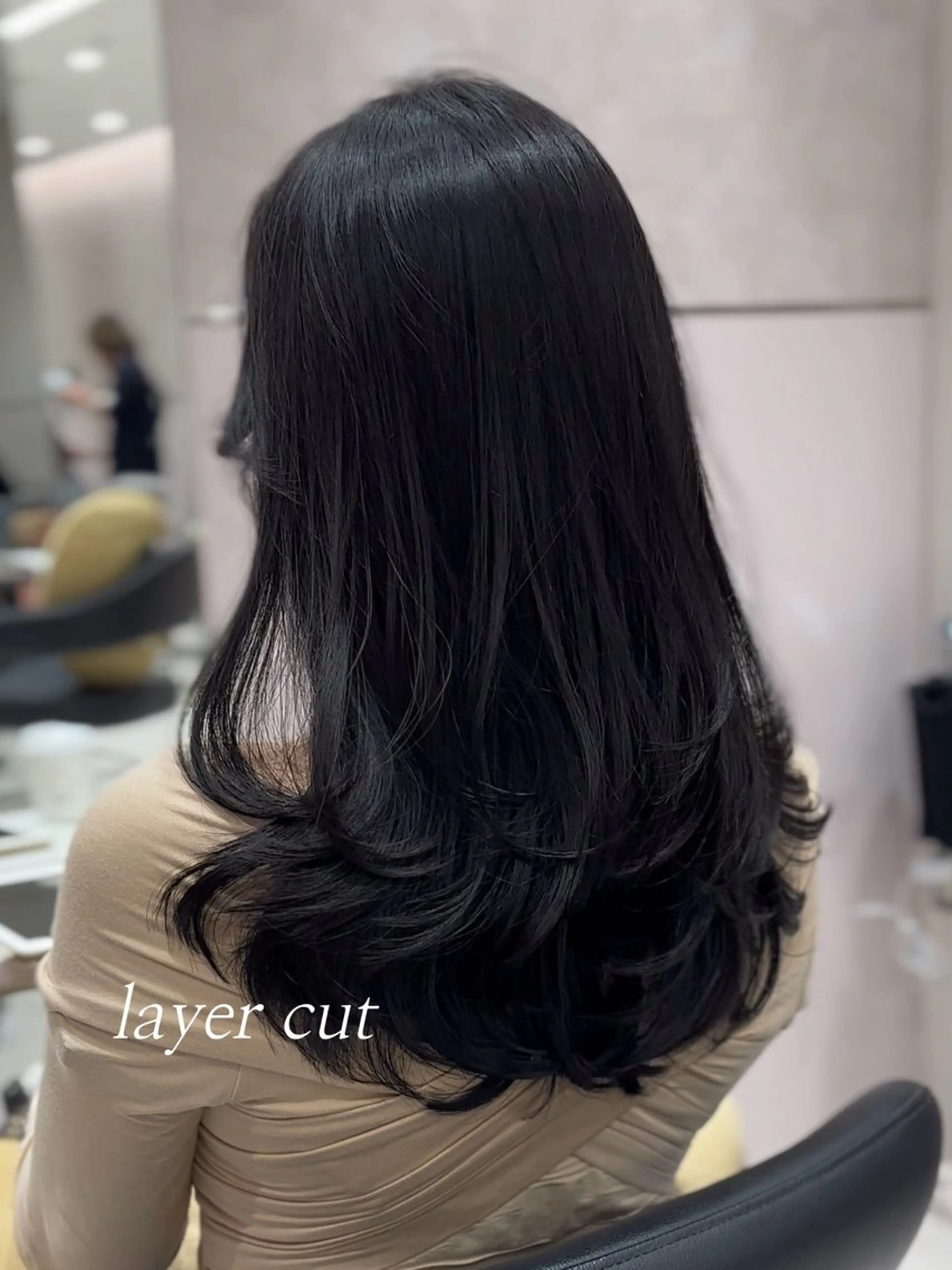 ロング カラー レイヤーカット カット ヘアカラー トリートメント レイヤー/顔周り /透明感🩶高橋大のヘアスタイル