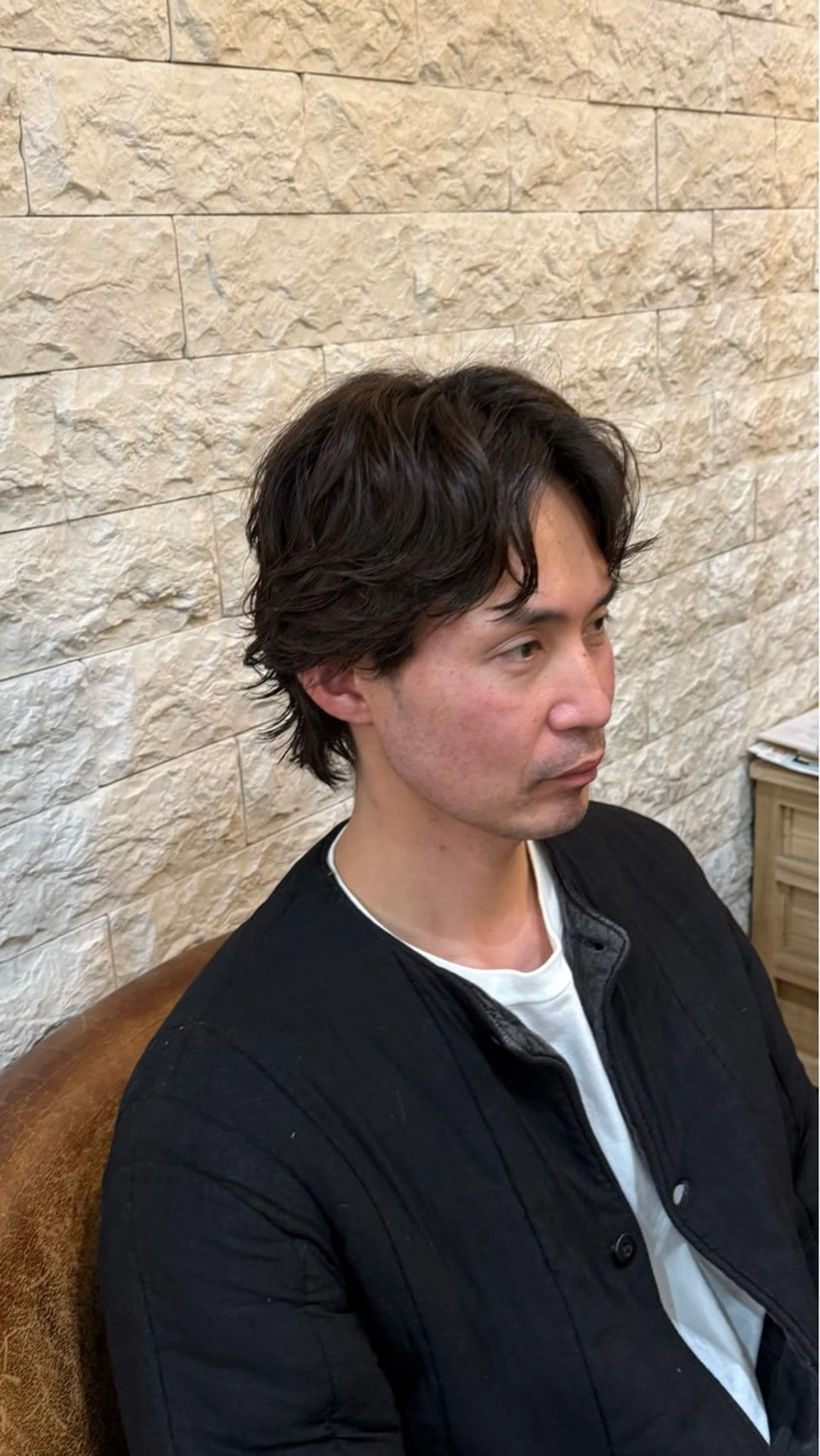 パーマ カット パーマ メンズパーマ✨️/ 縮毛カラー🫧あきはのヘアスタイル