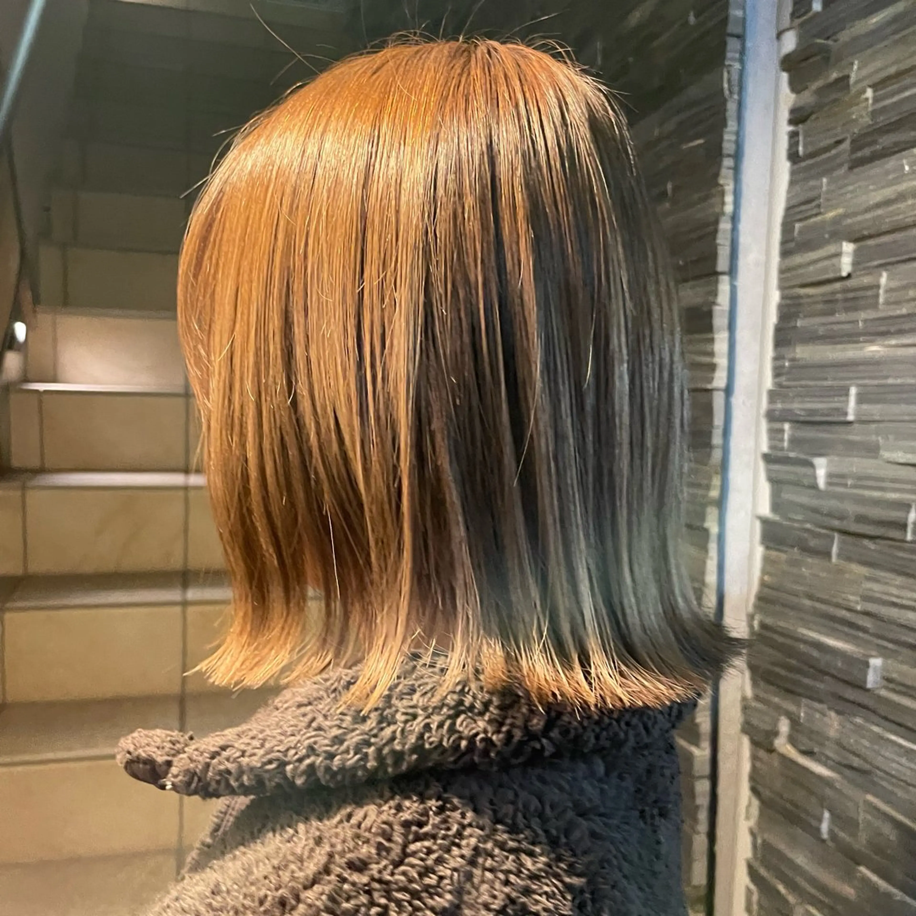 ミディアム 切りっぱなしボブ ボブ 大 場のヘアスタイル