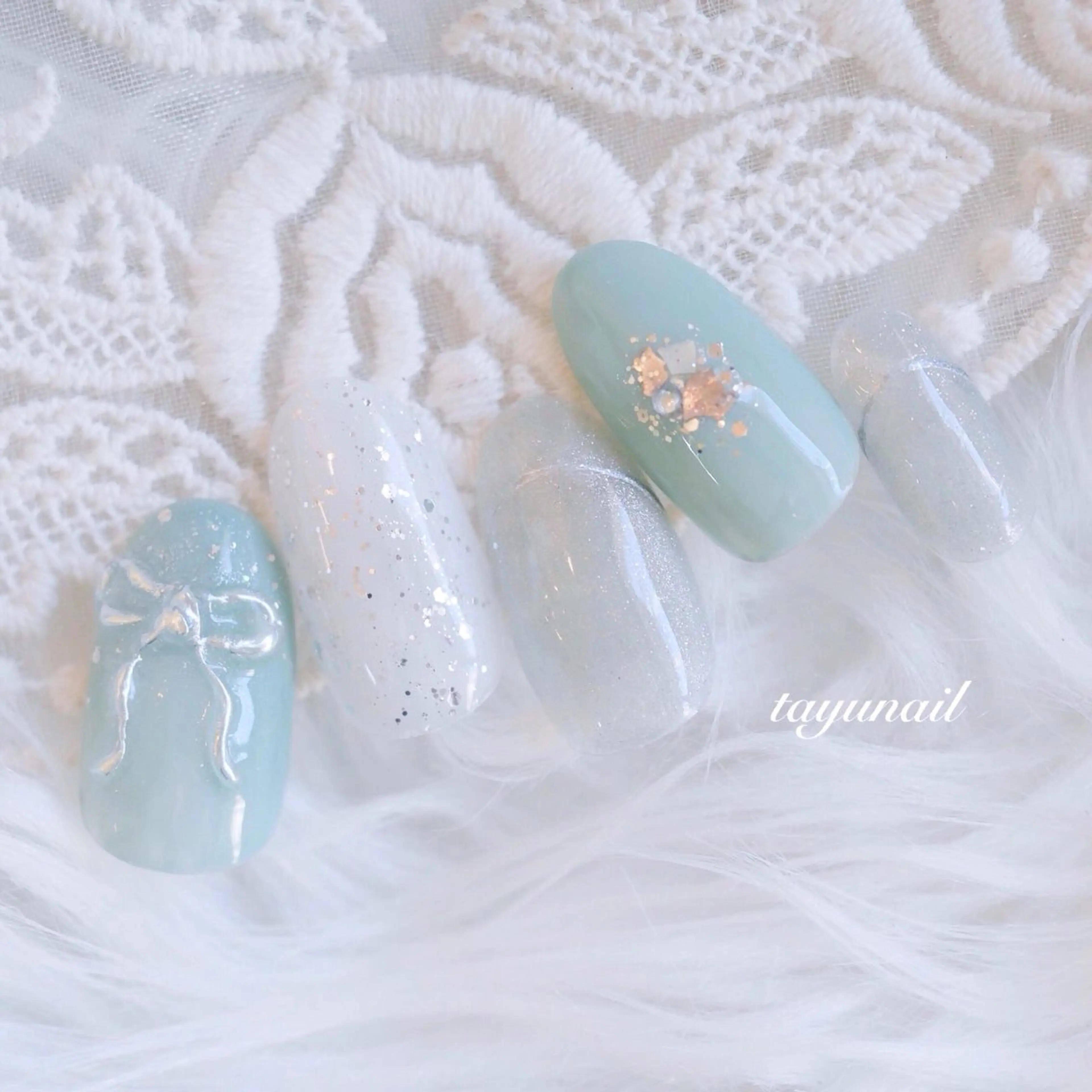 ネイル アートネイル ジェルネイル パラジェル ネイルサロン 【たゆnail】のネイルデザイン