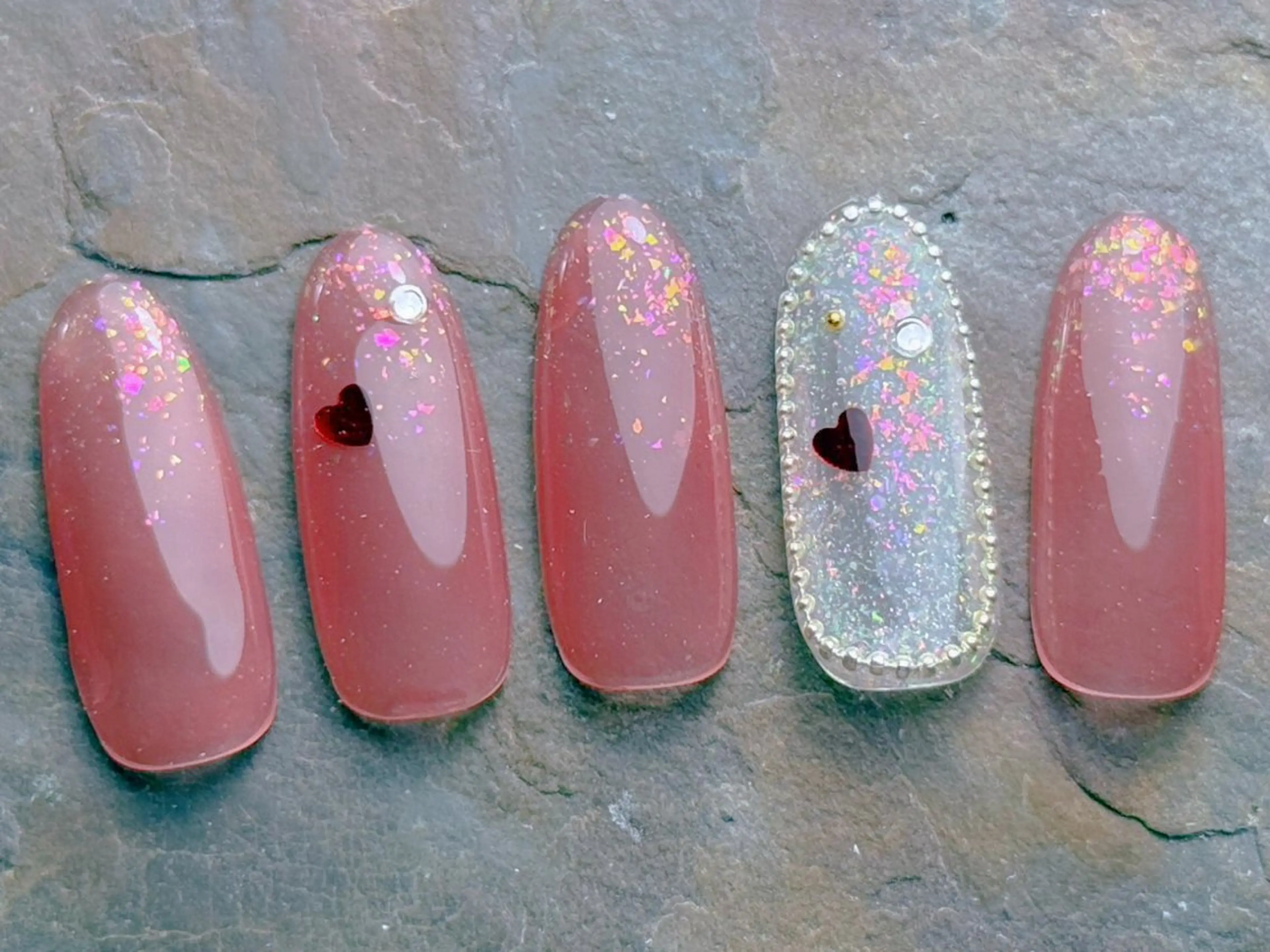 ネイル ハンドネイル マジック ミラーのネイルデザイン