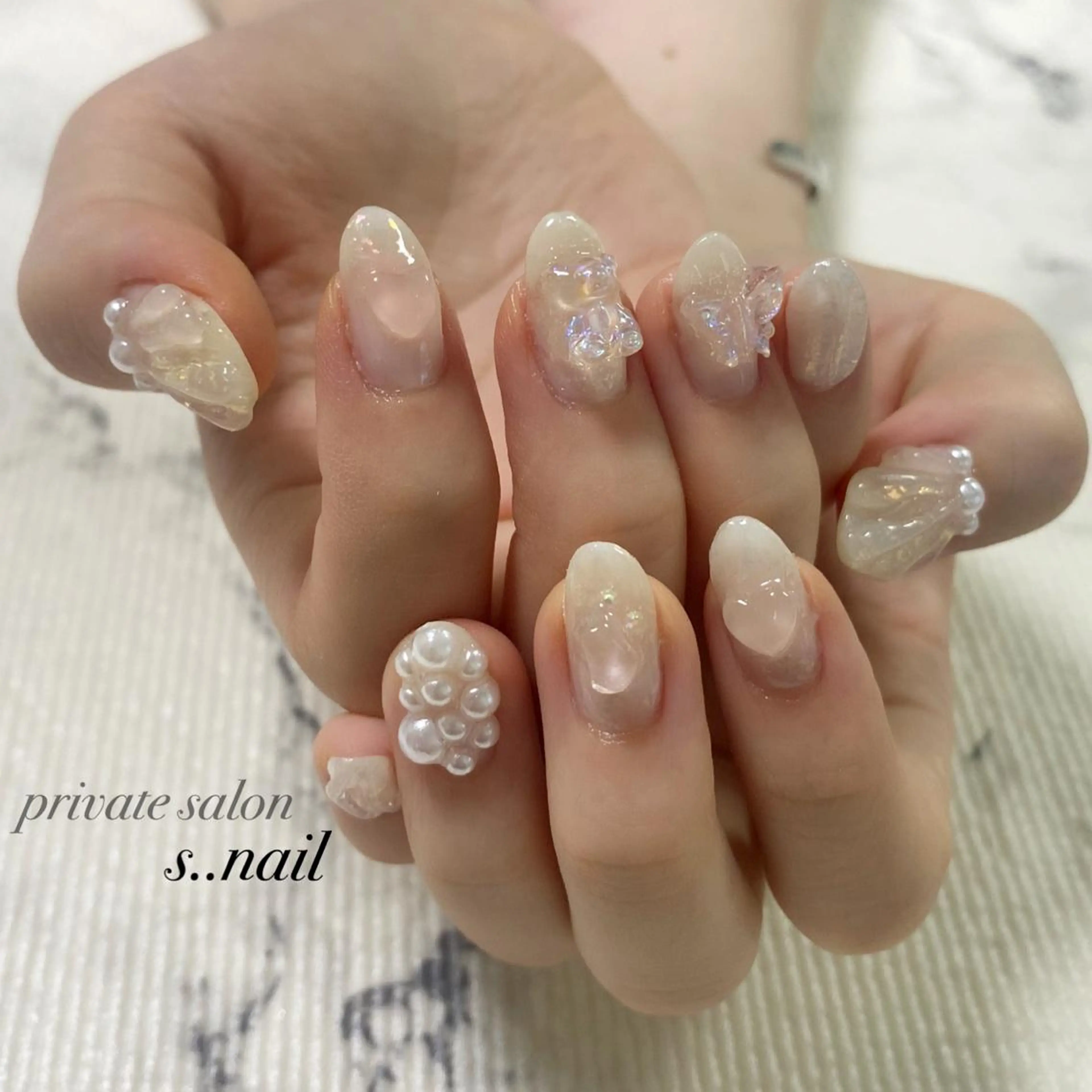 ネイル クリアネイル ハンドネイル フットネイル s..nail / MORITAのネイルデザイン