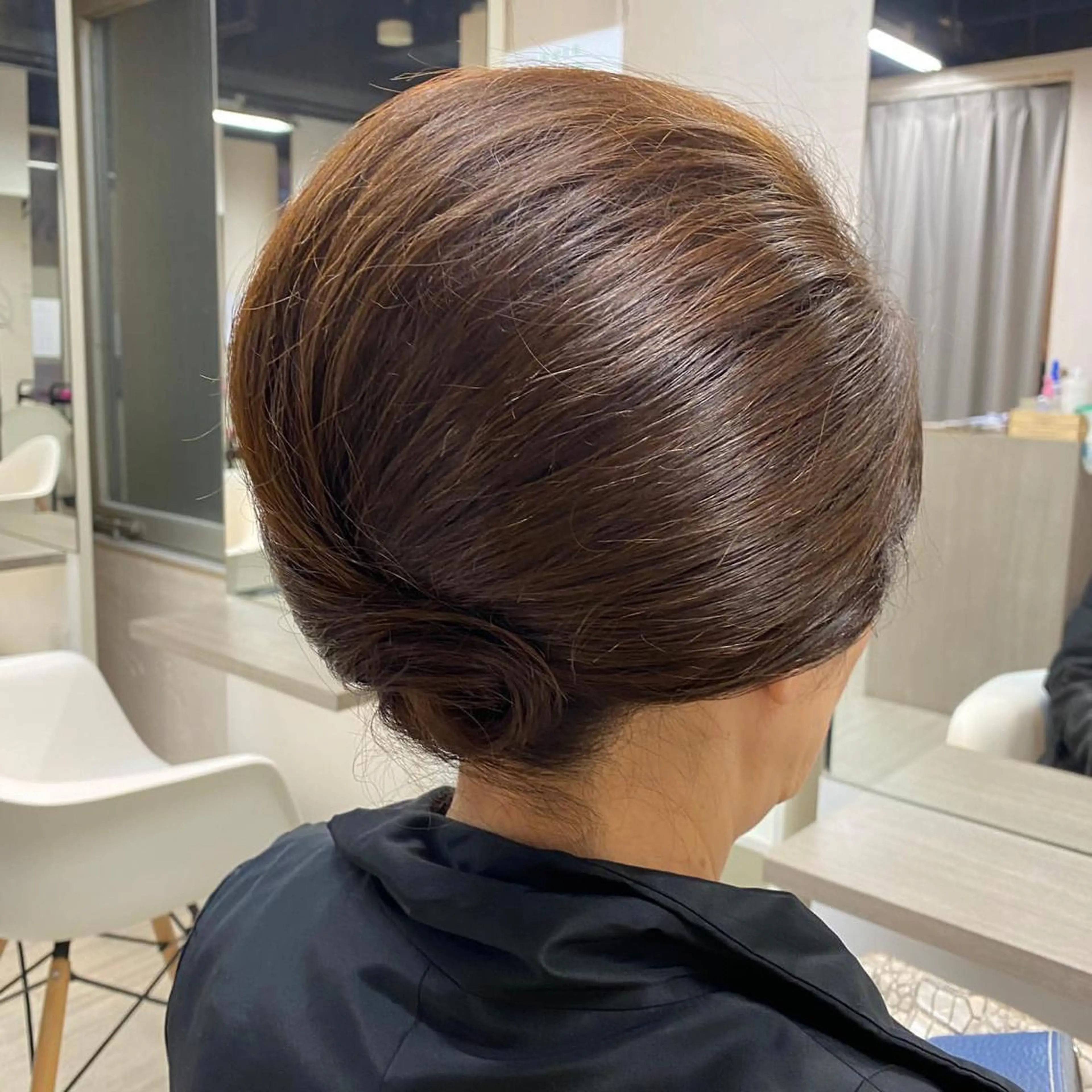 ロング ヘアアレンジ 夜会巻き 大天使 まいめろのヘアスタイル