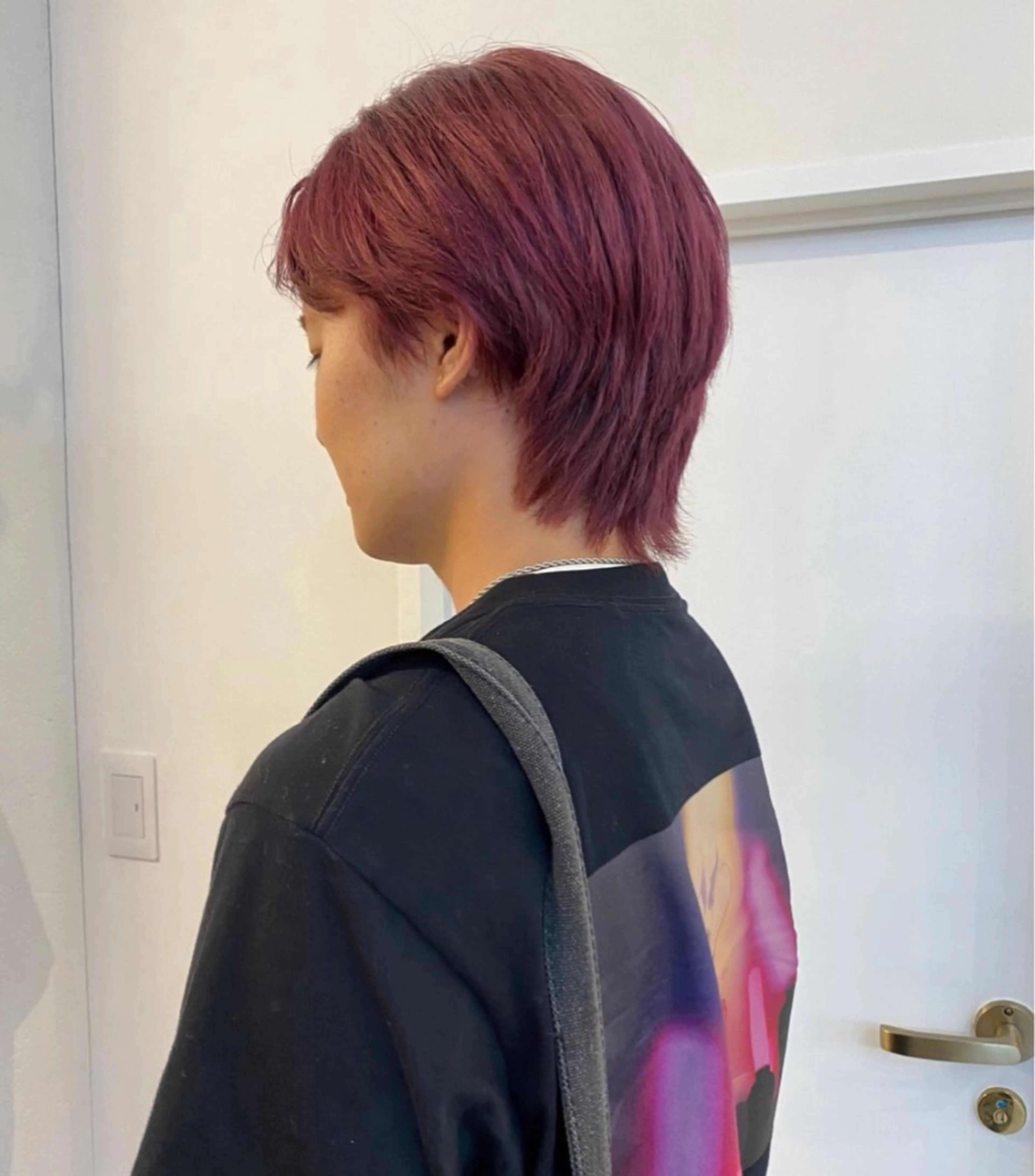 ショート カラー tomu/大名/艶髪 髪質改善/透明感のヘアスタイル