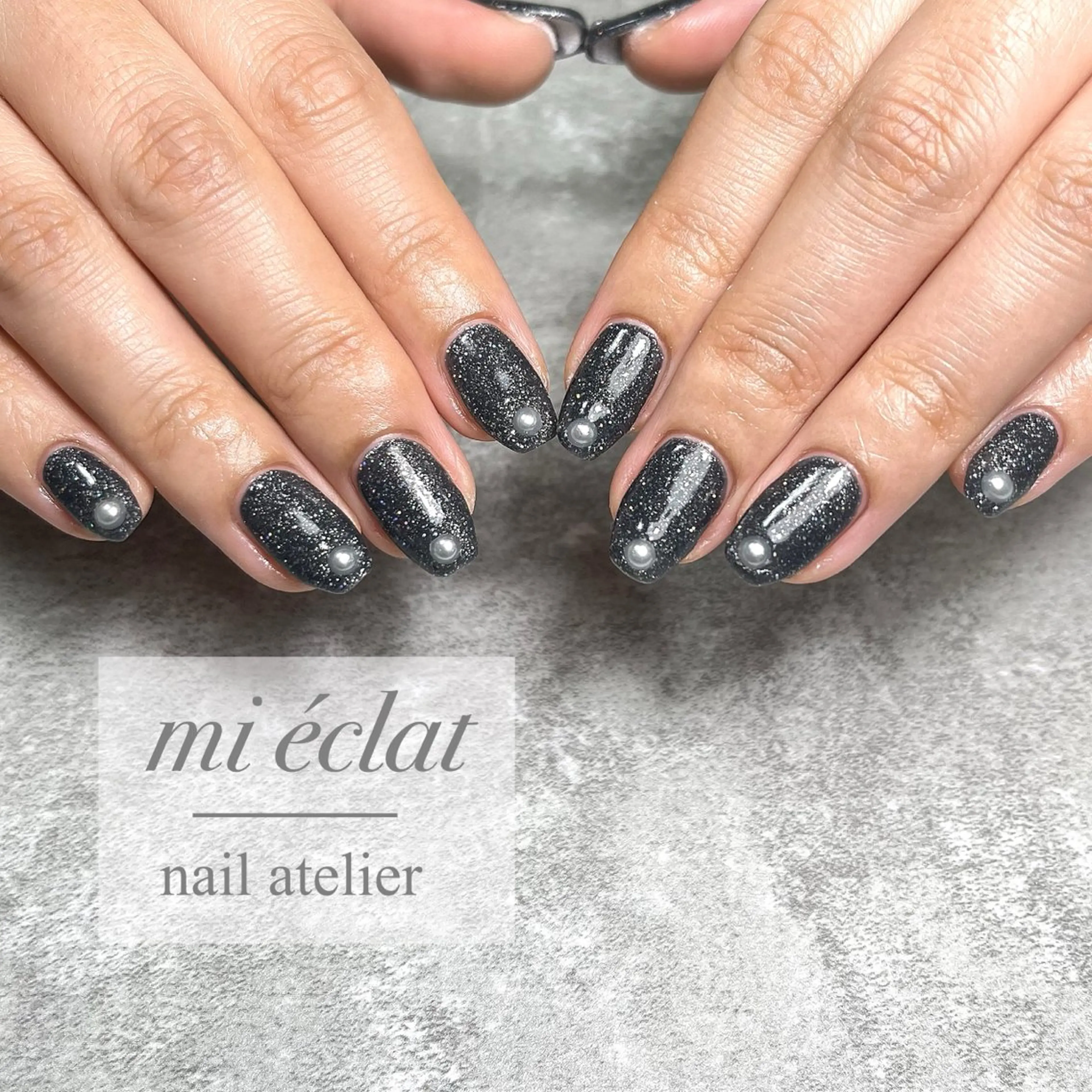 ネイル ワンカラーネイル mi éclat ミ　エクラのネイルデザイン