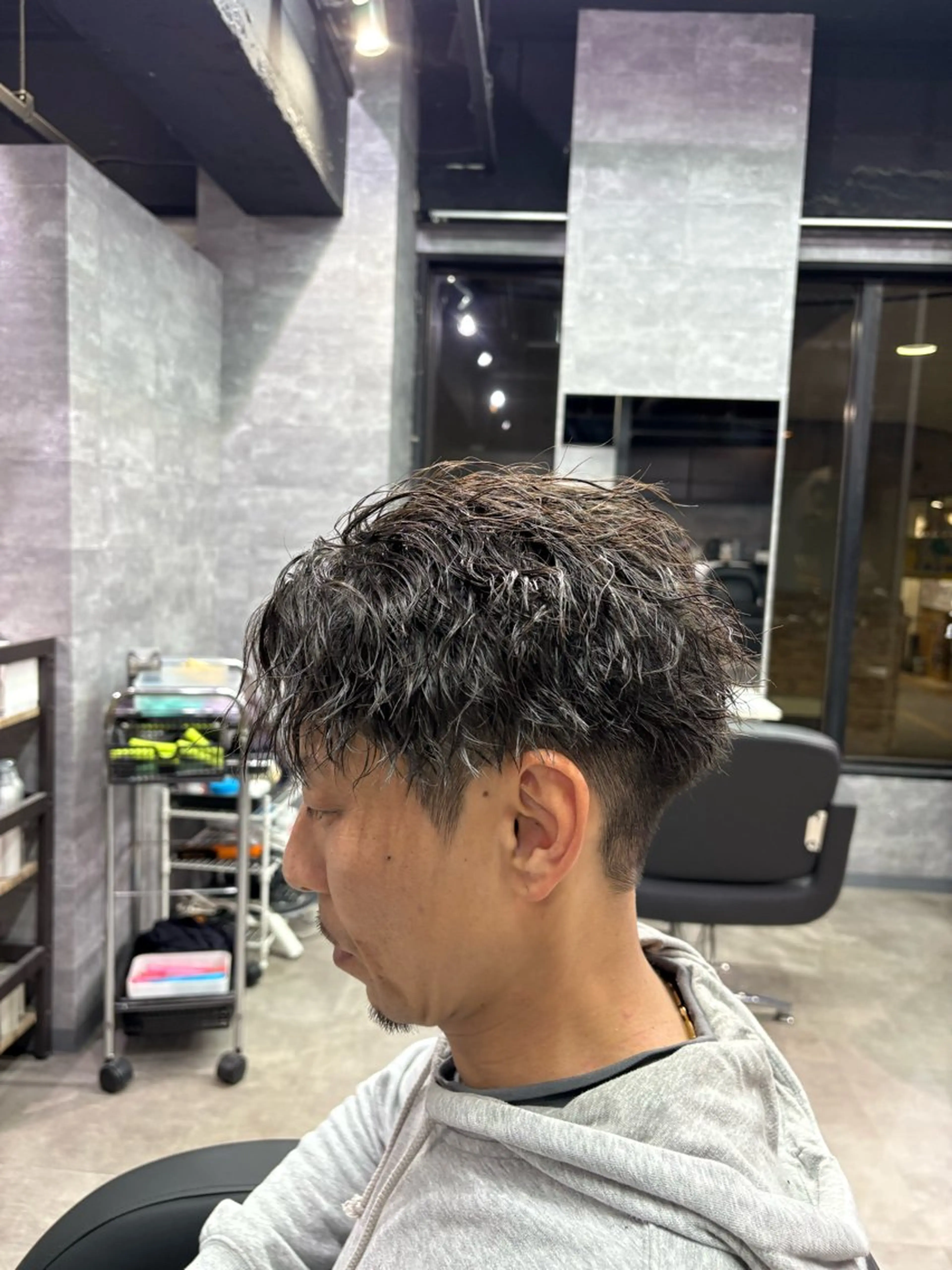 ショート パーマ メンズ men's salonAno所属・メンズサロンAno. YUKIのヘアスタイル