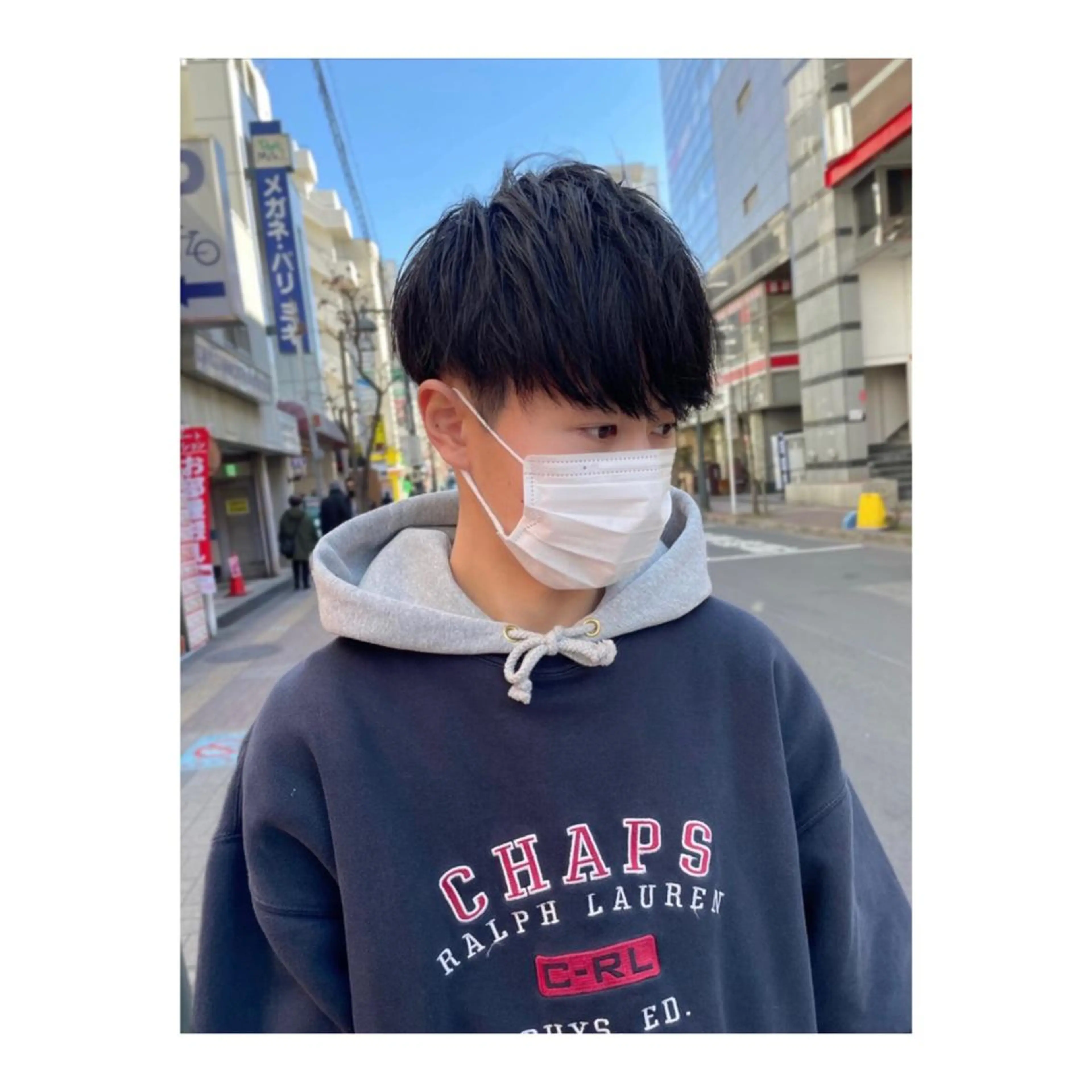 ショート パーマ メンズ ange☞ soutaのヘアスタイル