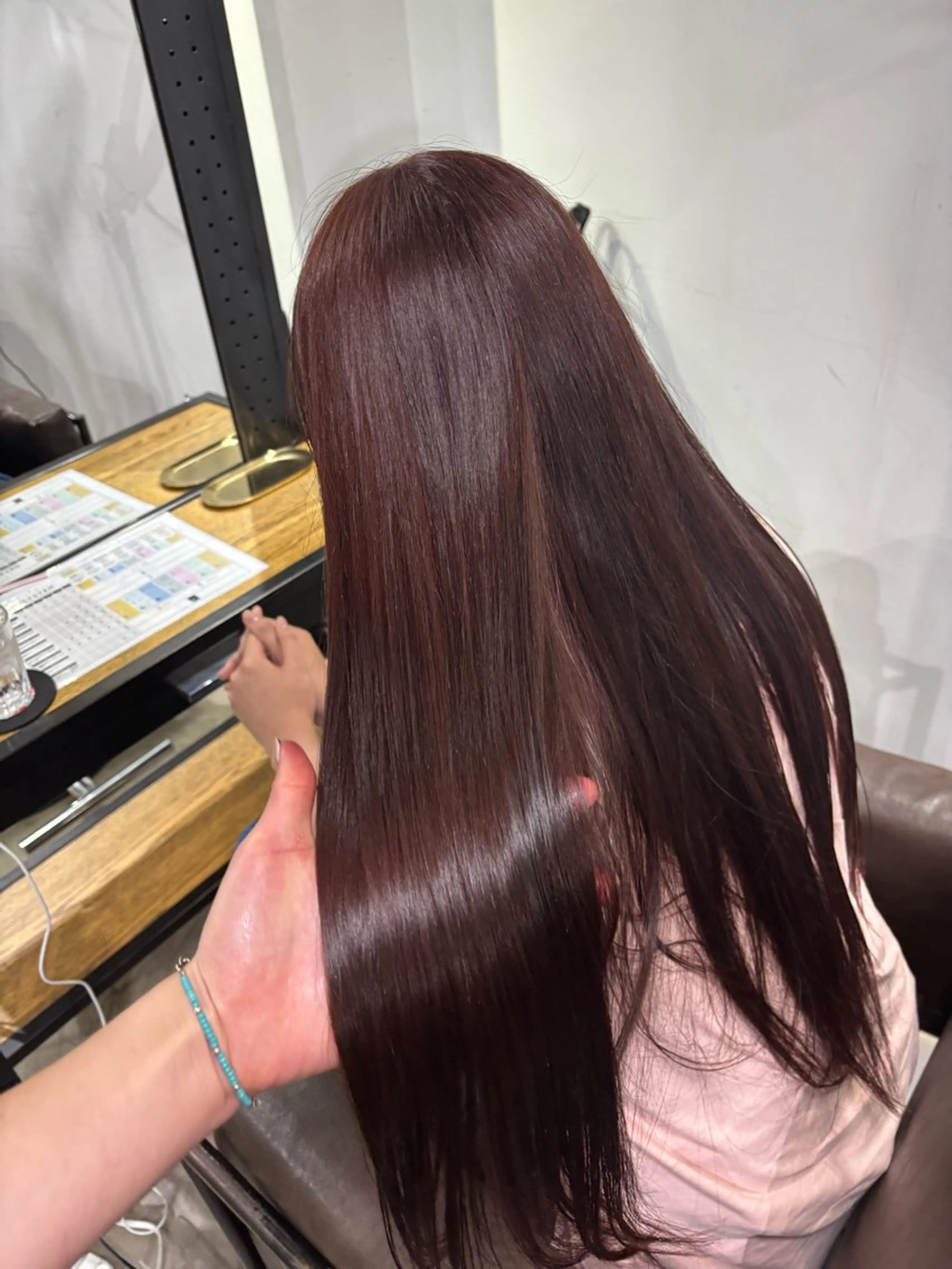 ロング ヘアカラー ブリーチ✨ハイライト メンズヘア/アヤノのヘアスタイル