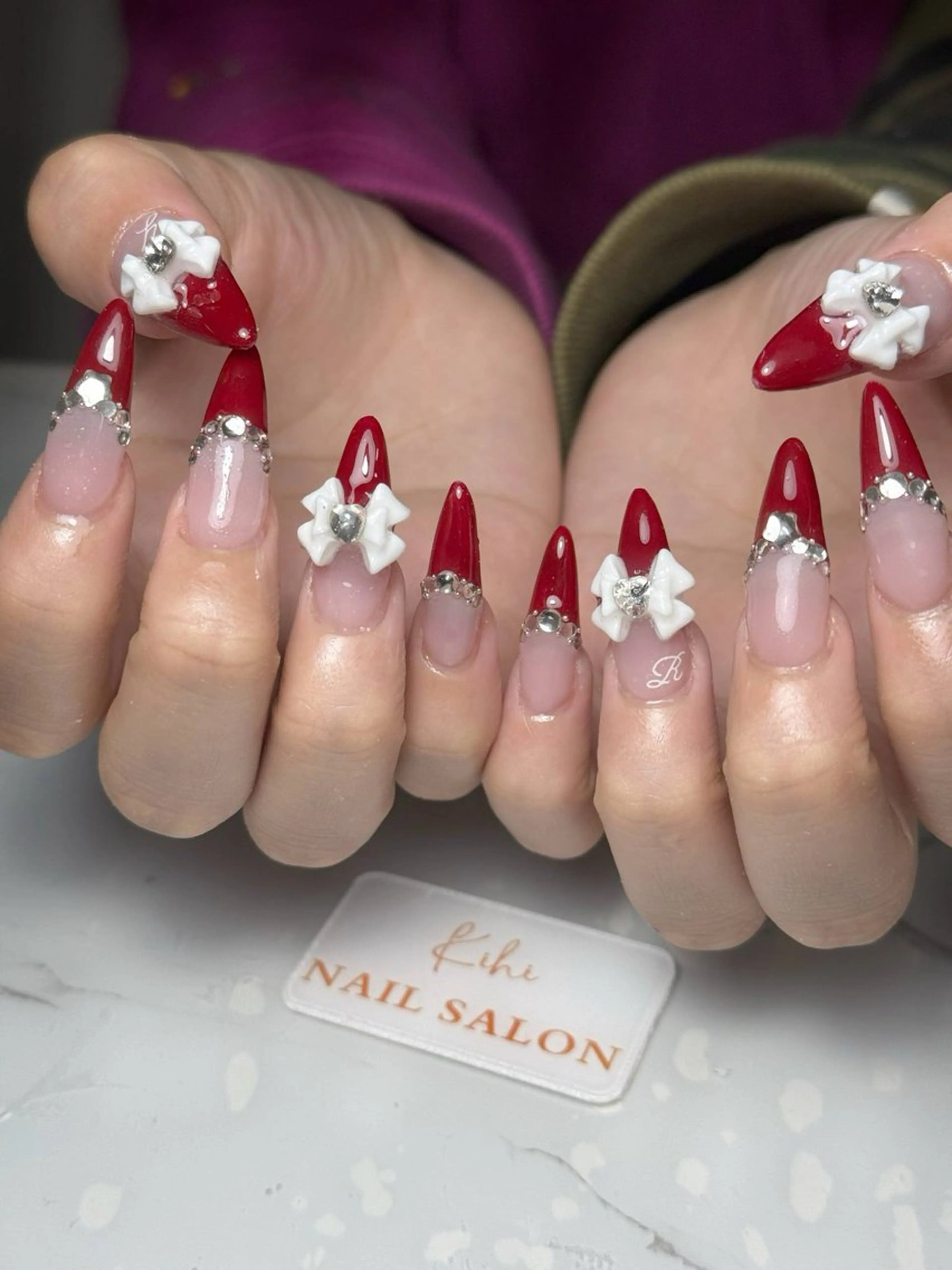 ネイル アートネイル フレンチネイル ジェルネイル グラデーション 韓国ネイル ハンドネイル 💕鈴木ユリ パラジェル/オフ無料のネイルデザイン