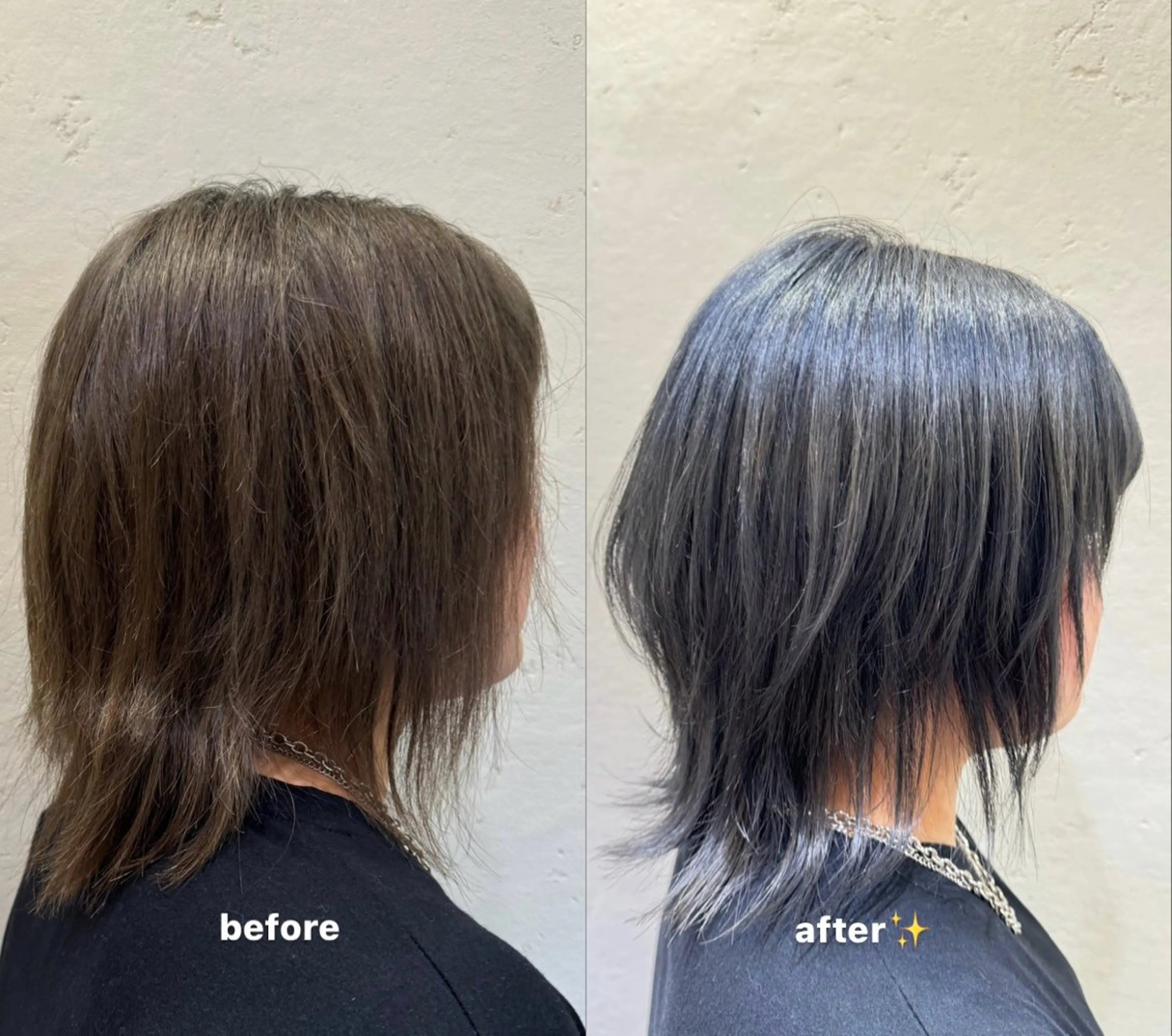 ミディアム opsia所属・艶カラー×レイヤー Natsumiのヘアスタイル