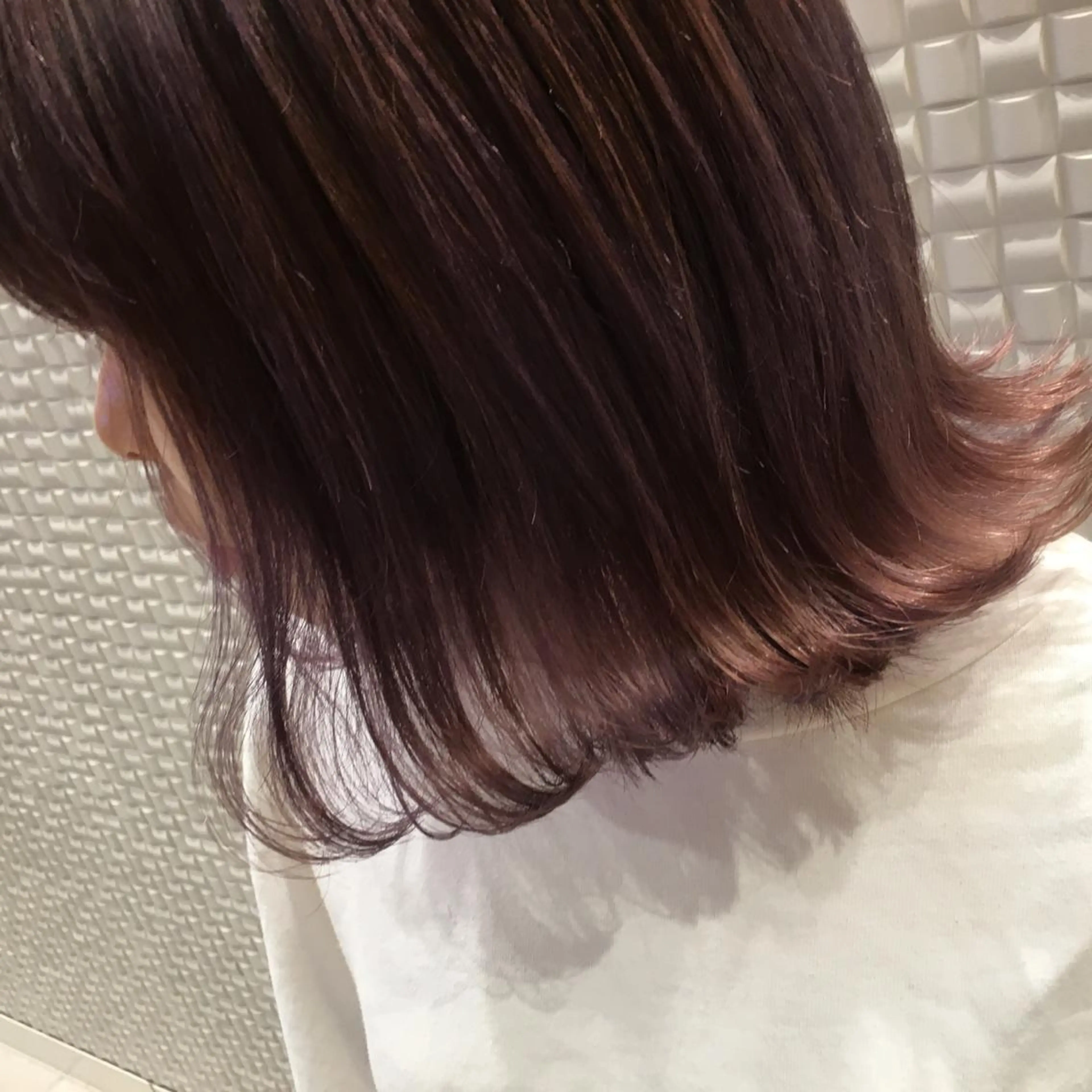 ショート カラー ピンクカラー パープルカラー ボブ scene. haraのヘアスタイル