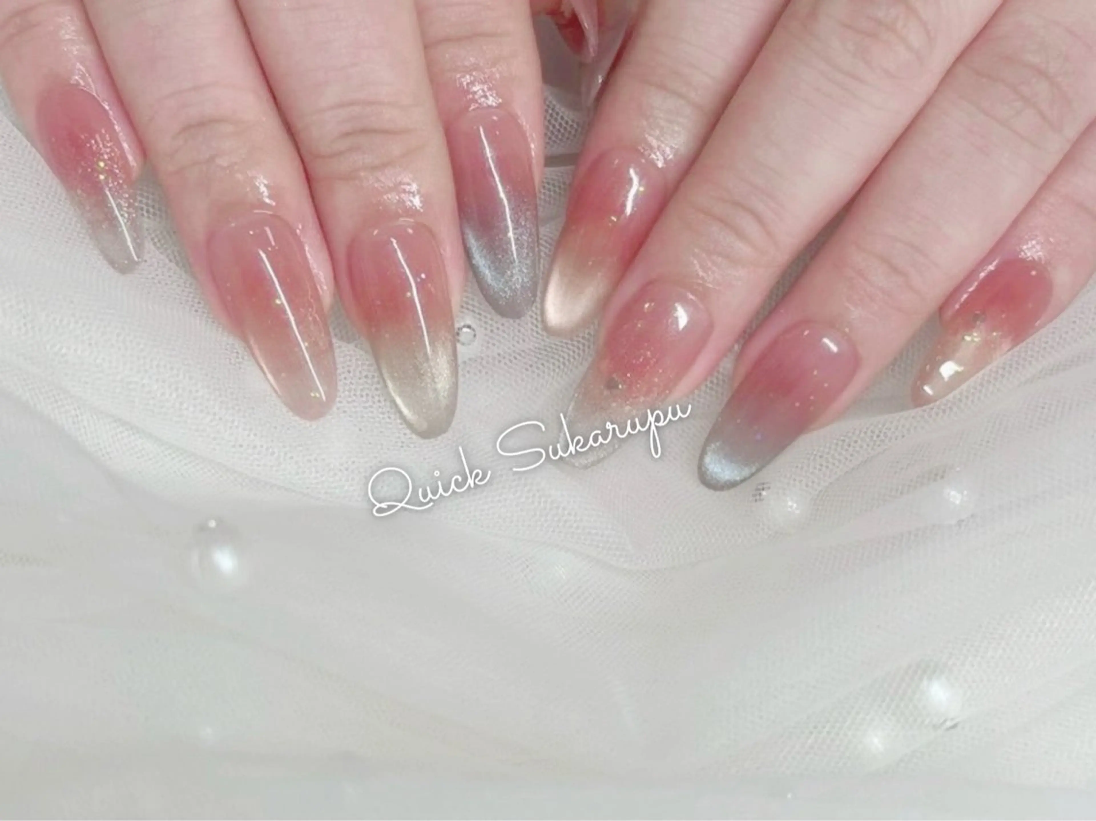 ロング Quick Sukarupuのネイルデザイン