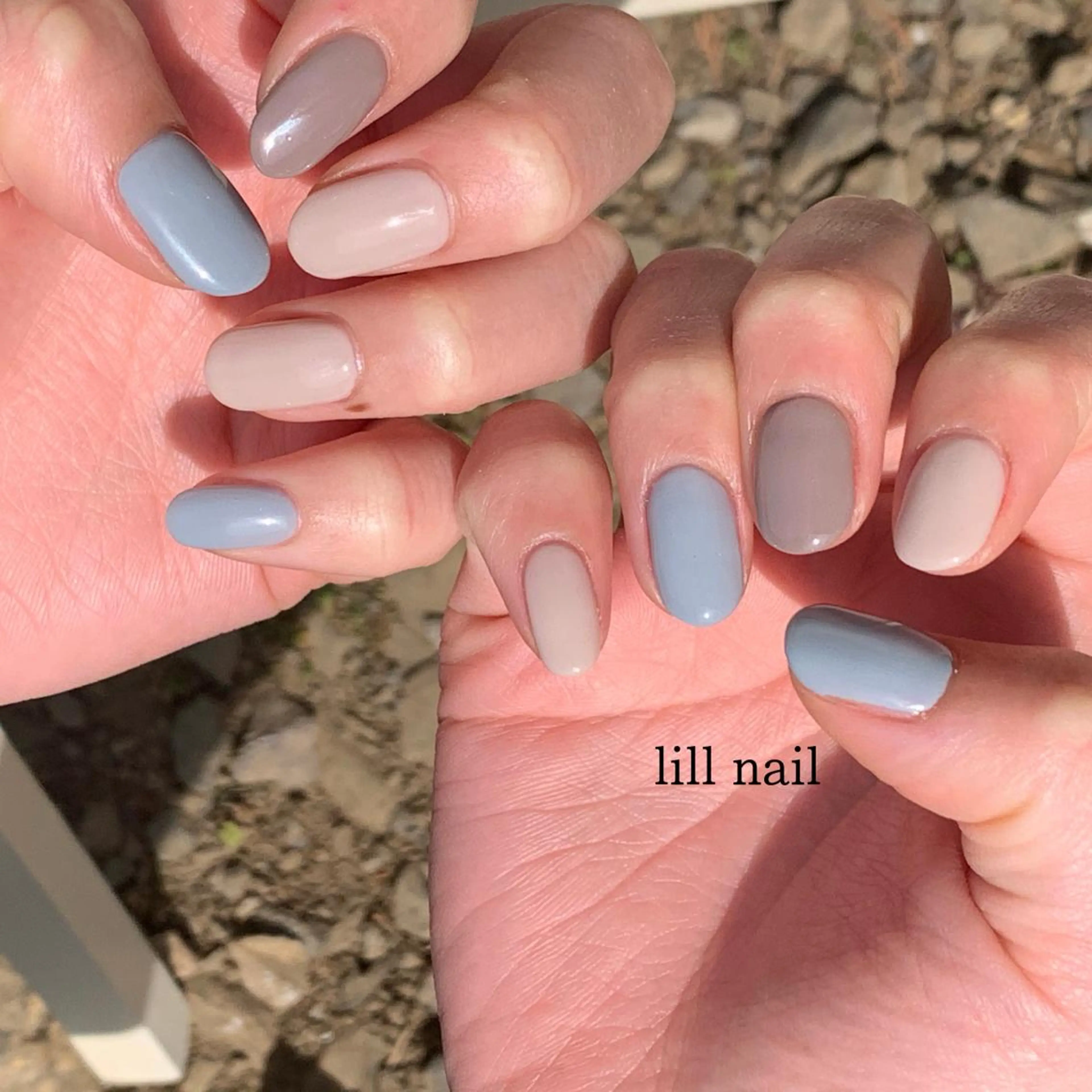 ショート pllia beautyのネイルデザイン