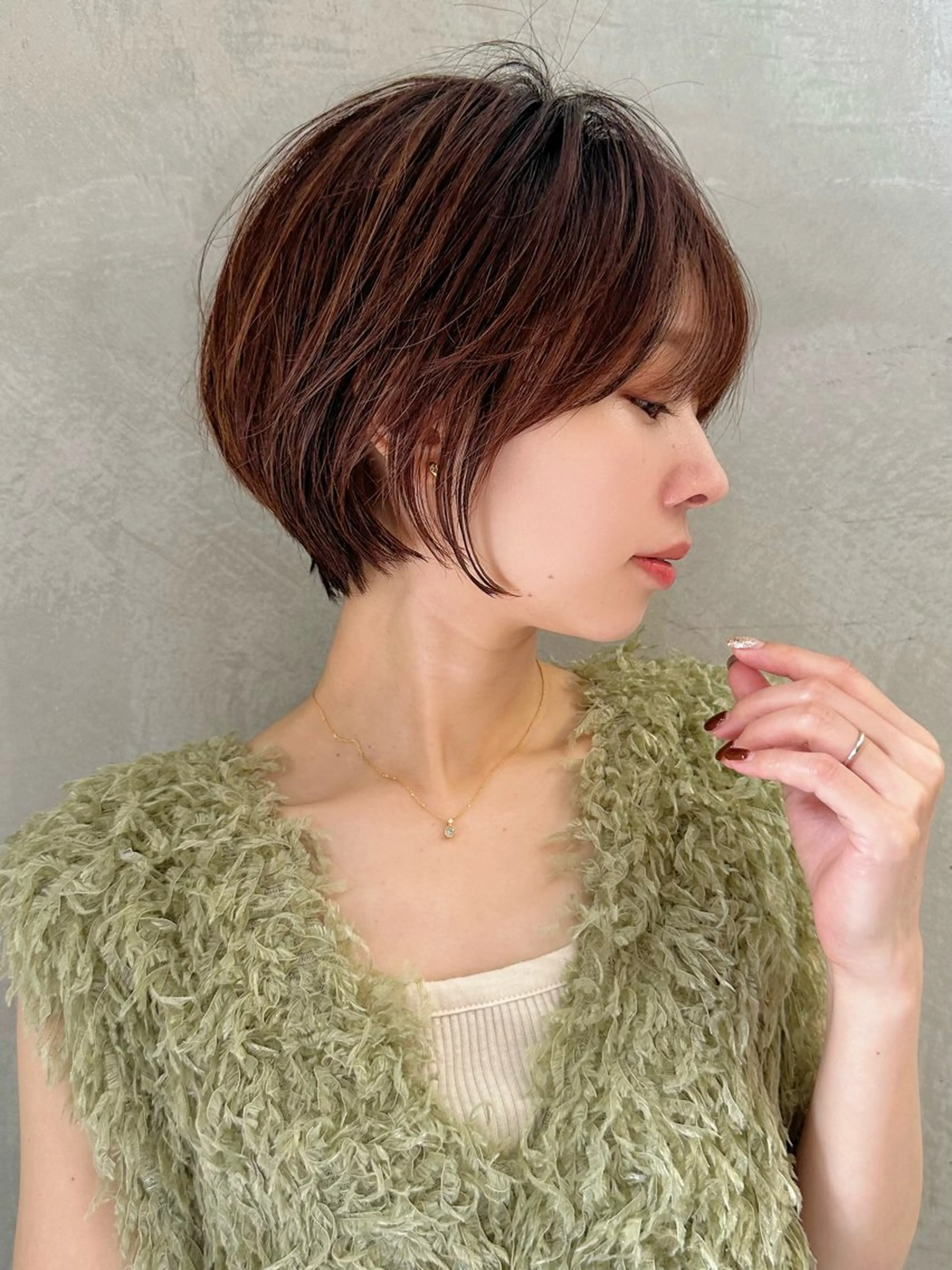 ショート カット ヘアカラー トリートメント ヘッドスパ taiga レイヤー /髪質改善/矯正🌈のヘアスタイル