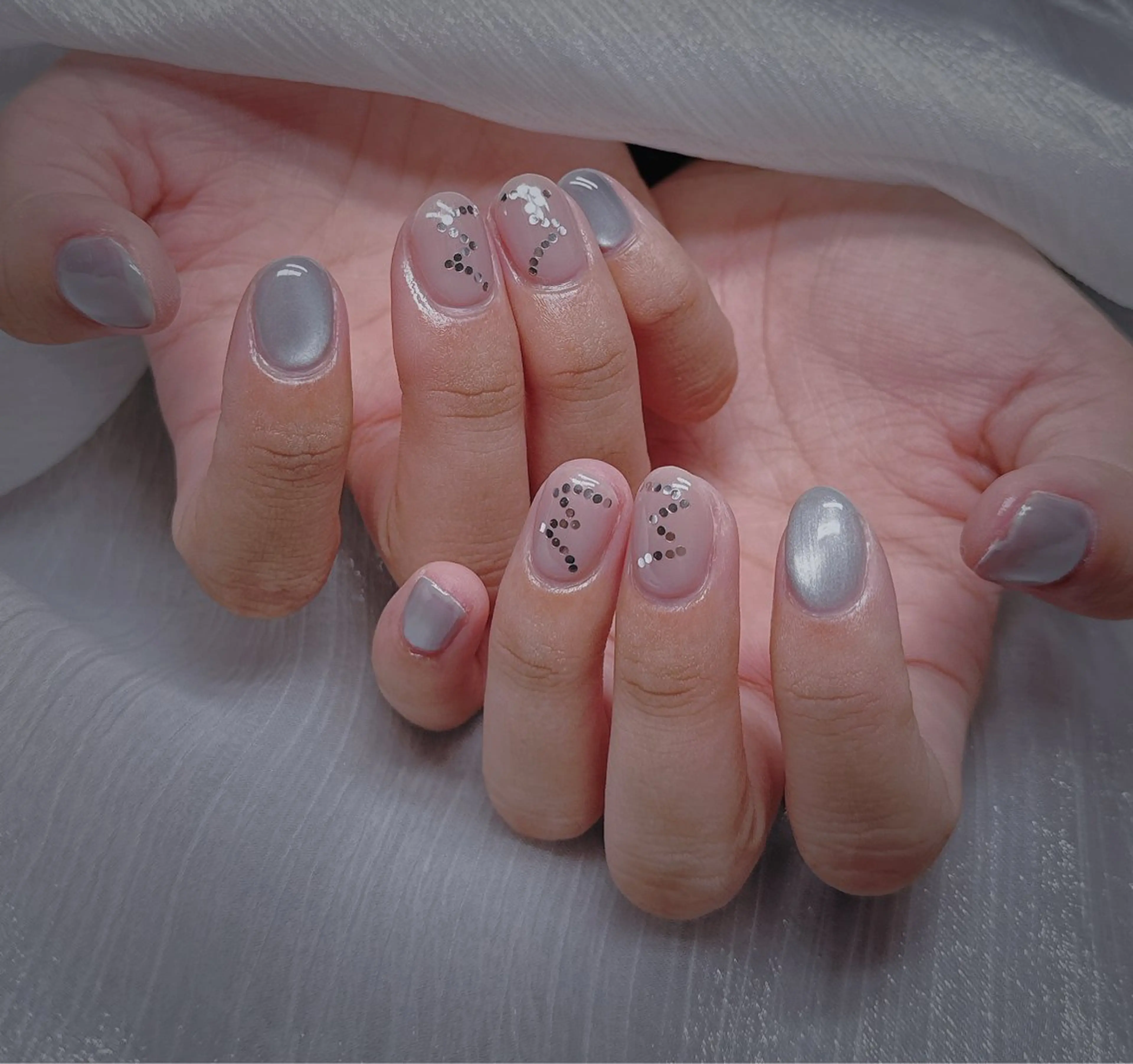 ネイル マグネットネイル ハンドネイル Yumi nailのネイルデザイン