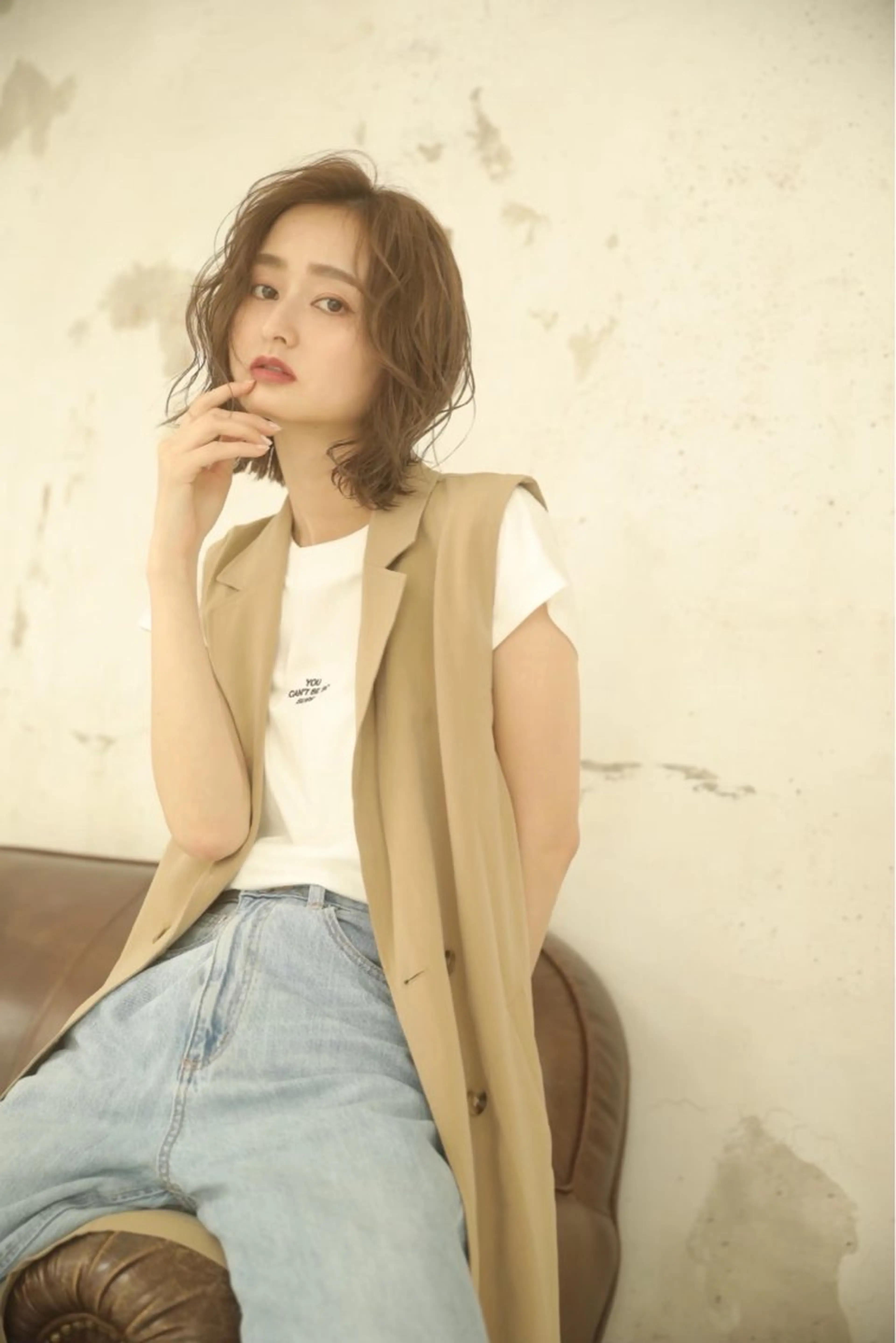 ミディアム 浅井 蓮のヘアスタイル