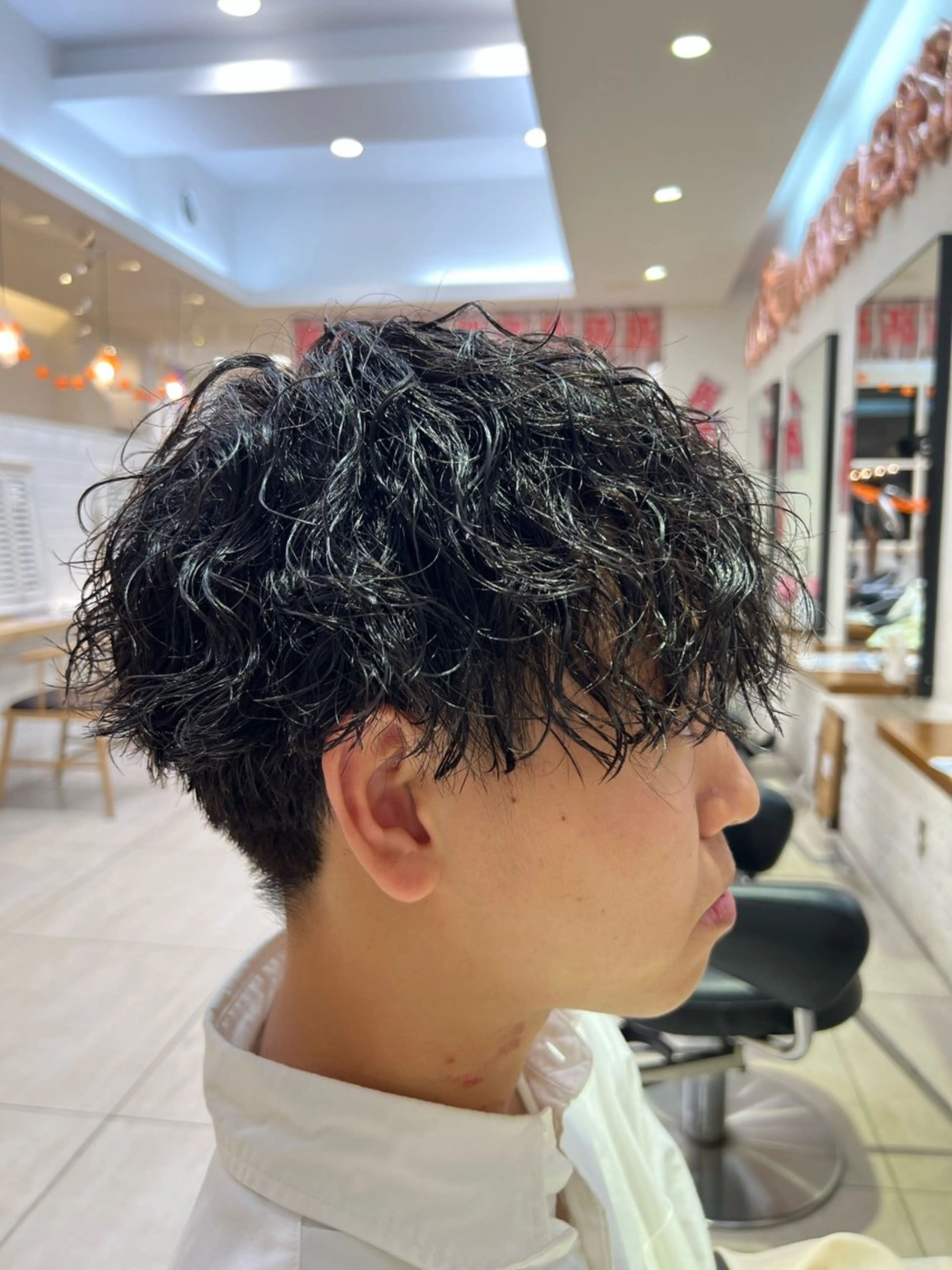 ショート ケンシロウ メンズパーマ特化⭕️のヘアスタイル