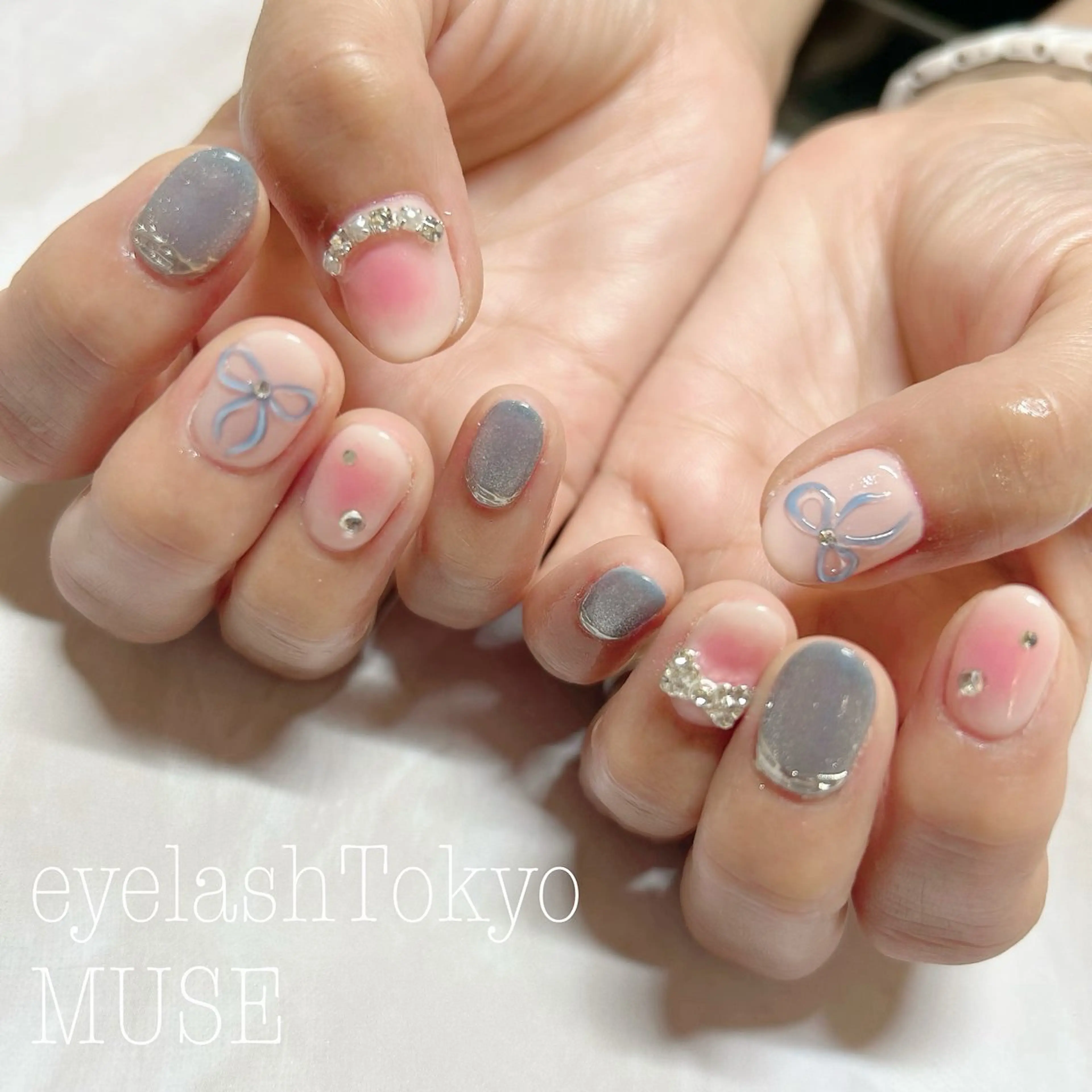 ネイル ガーリー ハンドネイル tanaka ◡̈のネイルデザイン