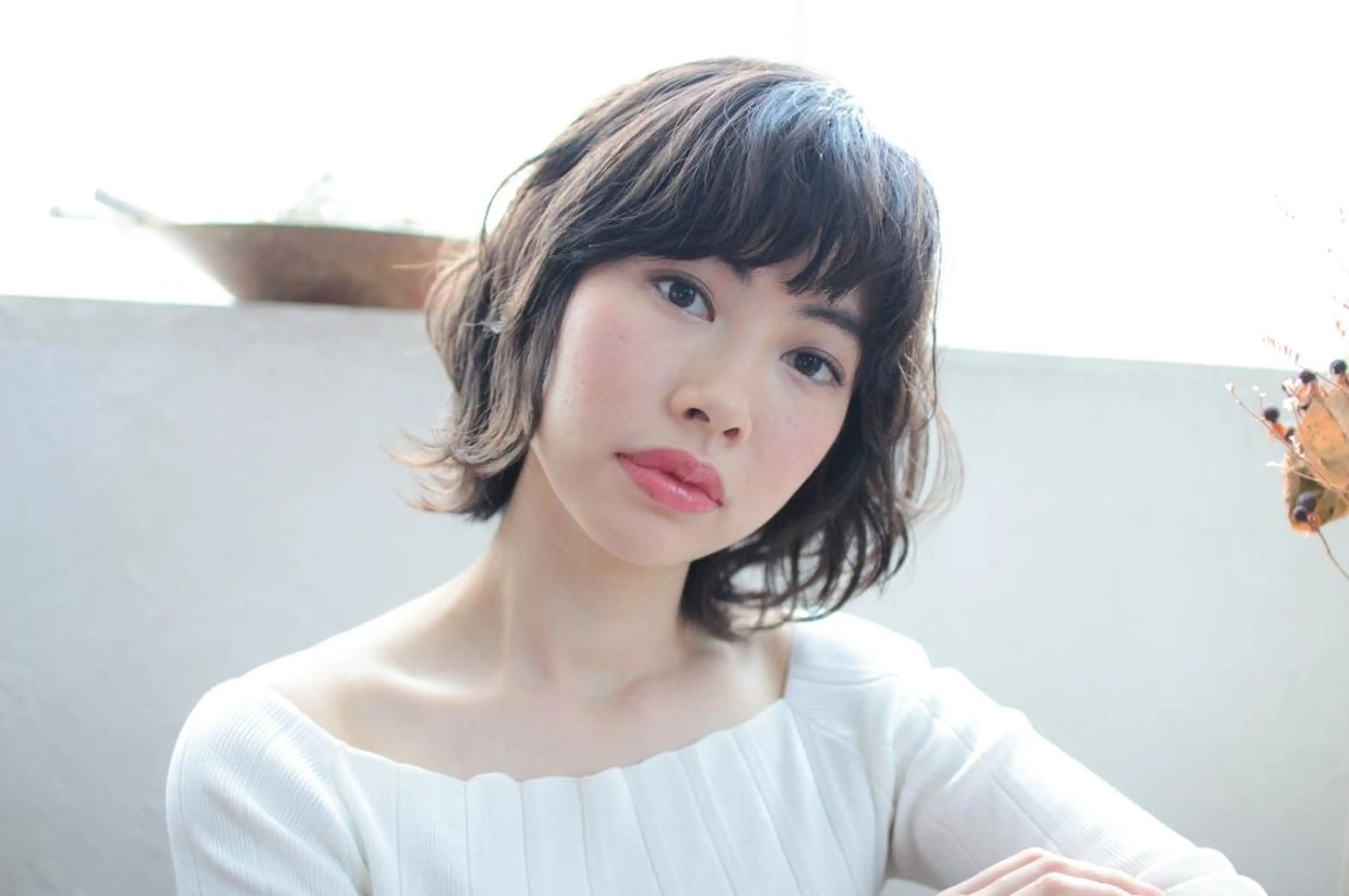 ミディアム Ash 店長 山下達也のヘアスタイル