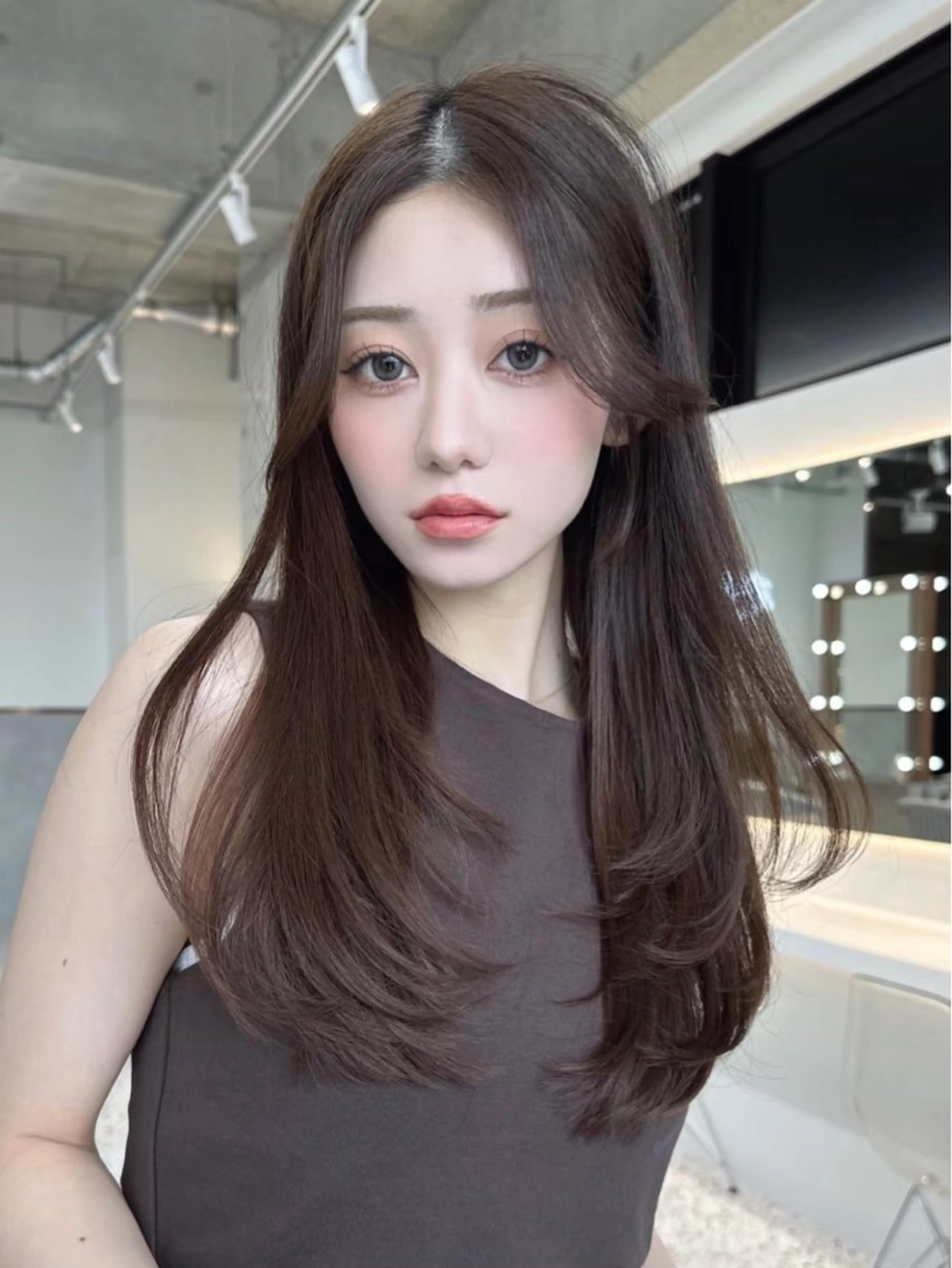 ロング カラー 韓国ヘア/摂津 愛香🎀🪽のヘアスタイル