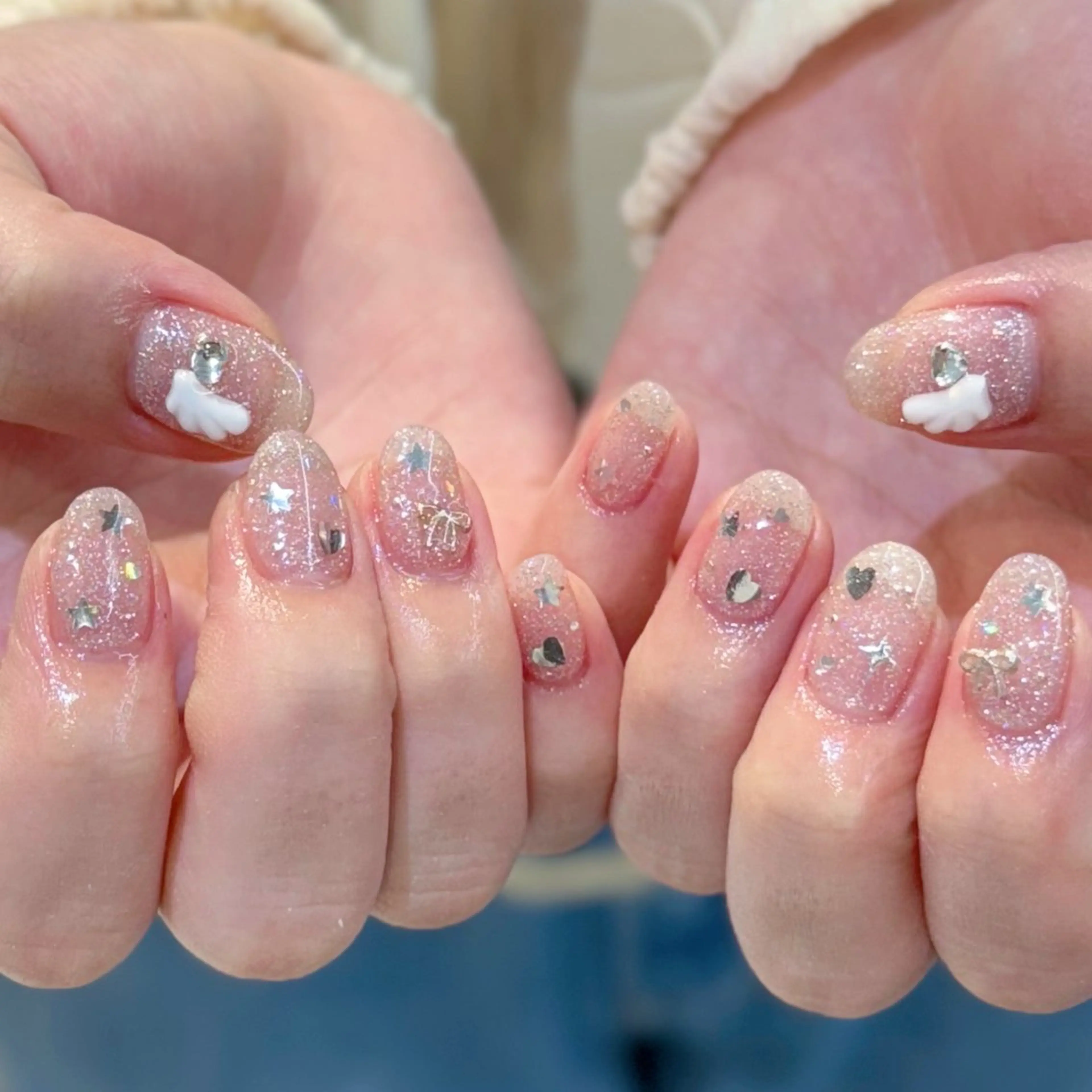 ネイル ジェルネイル ハンドネイル ハンドケア Chizuru ☾ ໋のネイルデザイン