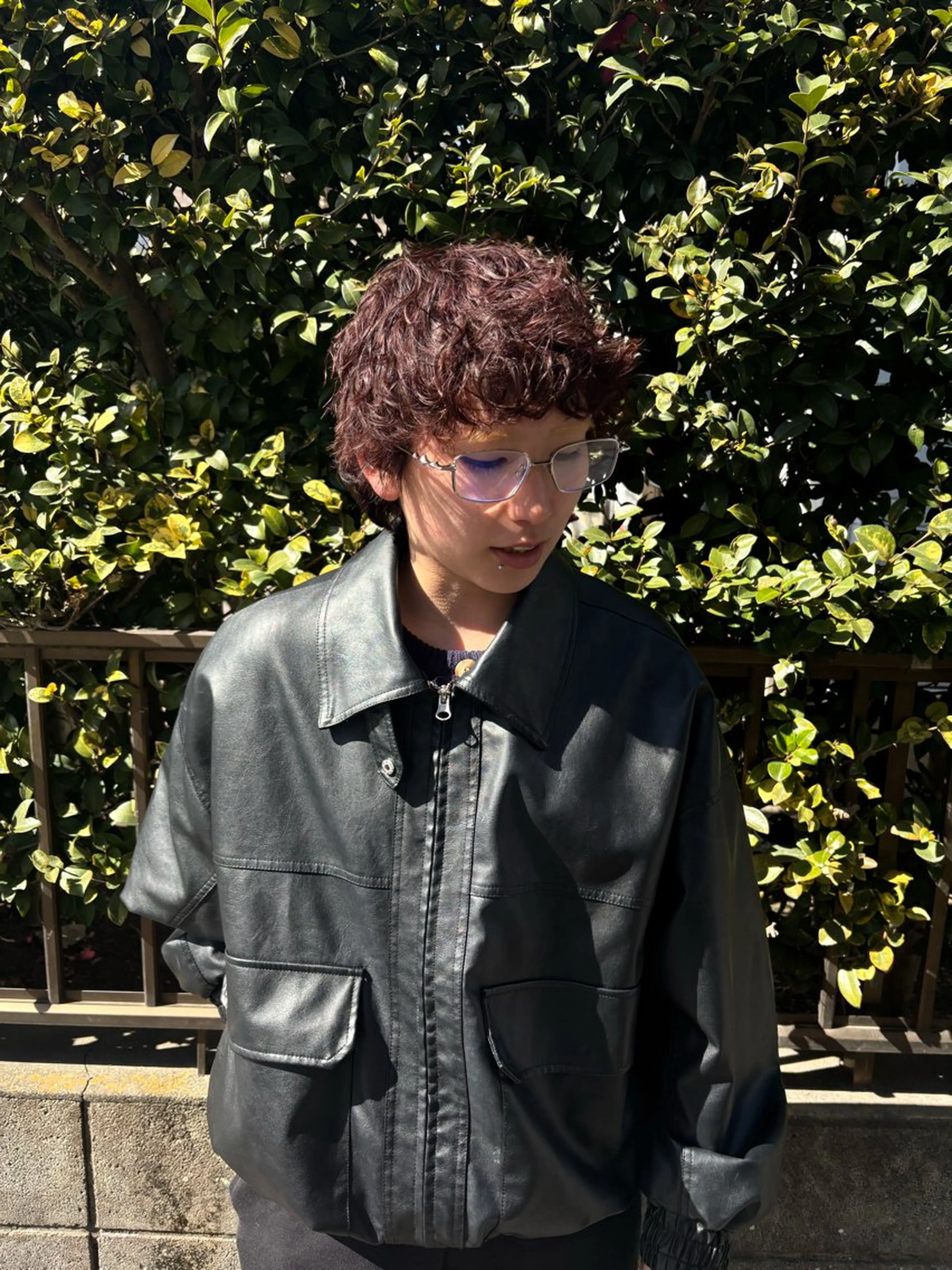 パーマ メンズ カット パーマ Litbyfifth 前里花鈴のヘアスタイル