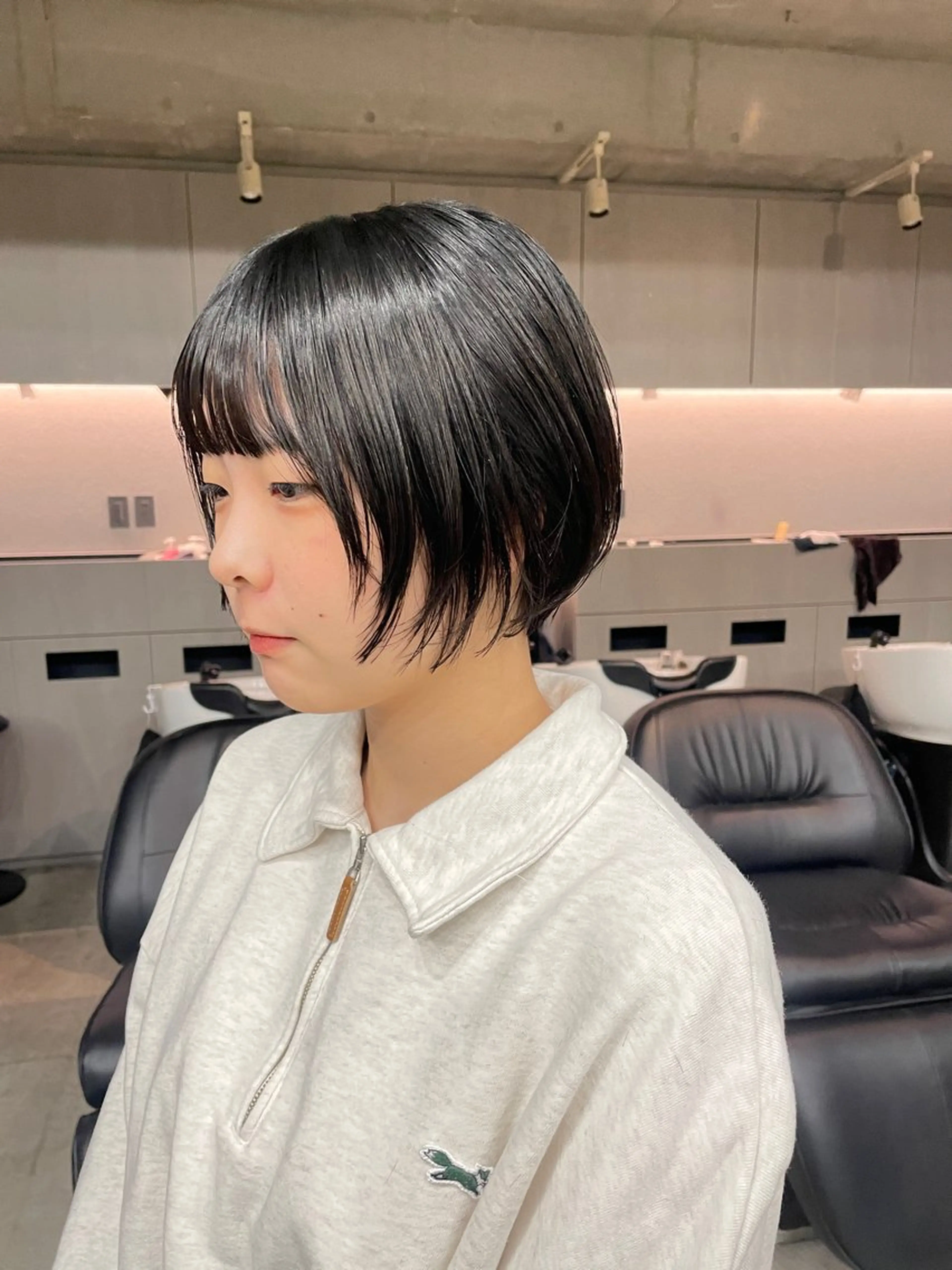 ショート カラー カット ヘアカラー トリートメント 表参道🌿赤み消し カラー/チナツのヘアスタイル