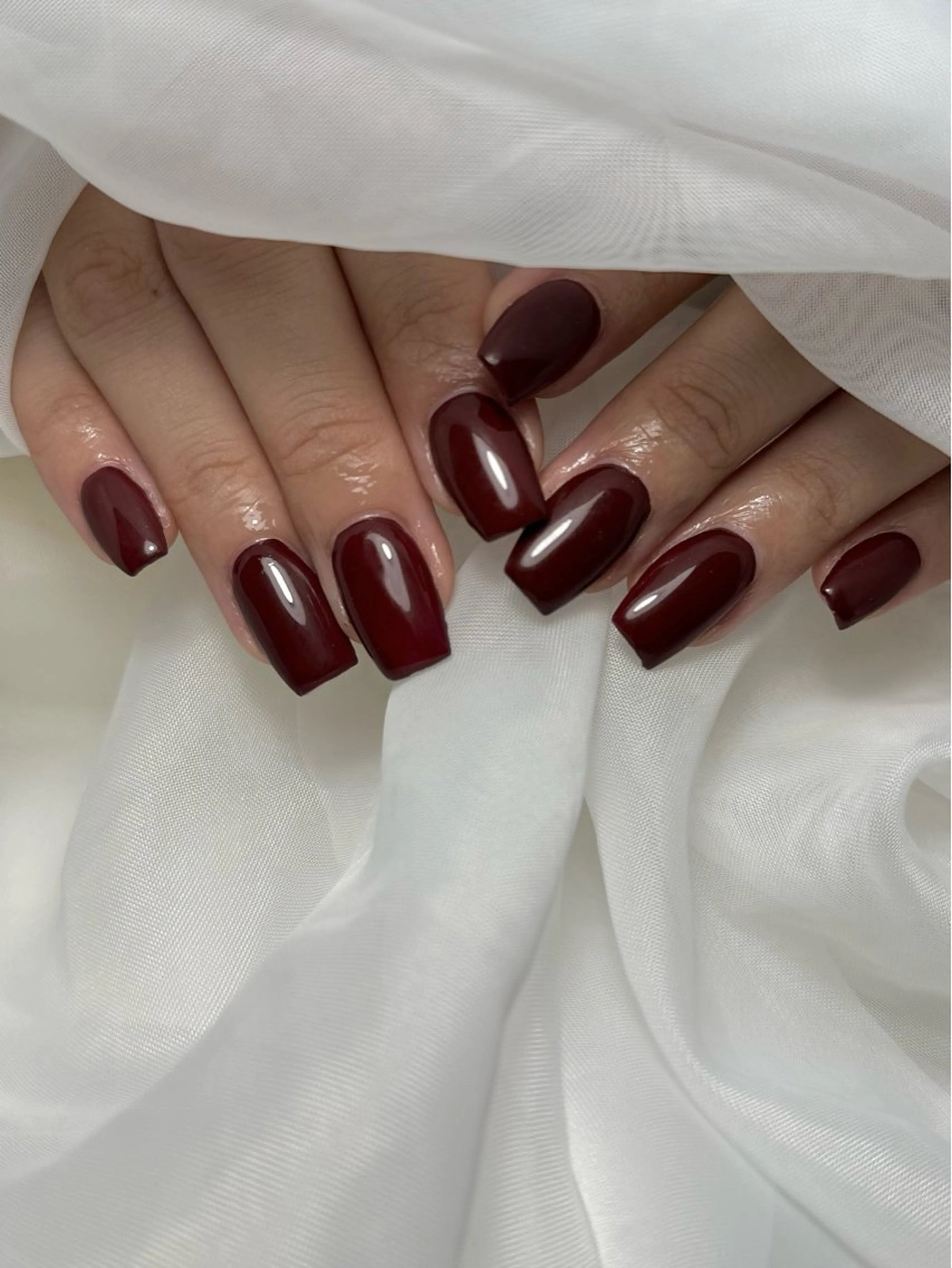 ネイル ワンカラーネイル bibiwoo Ayakoのネイルデザイン