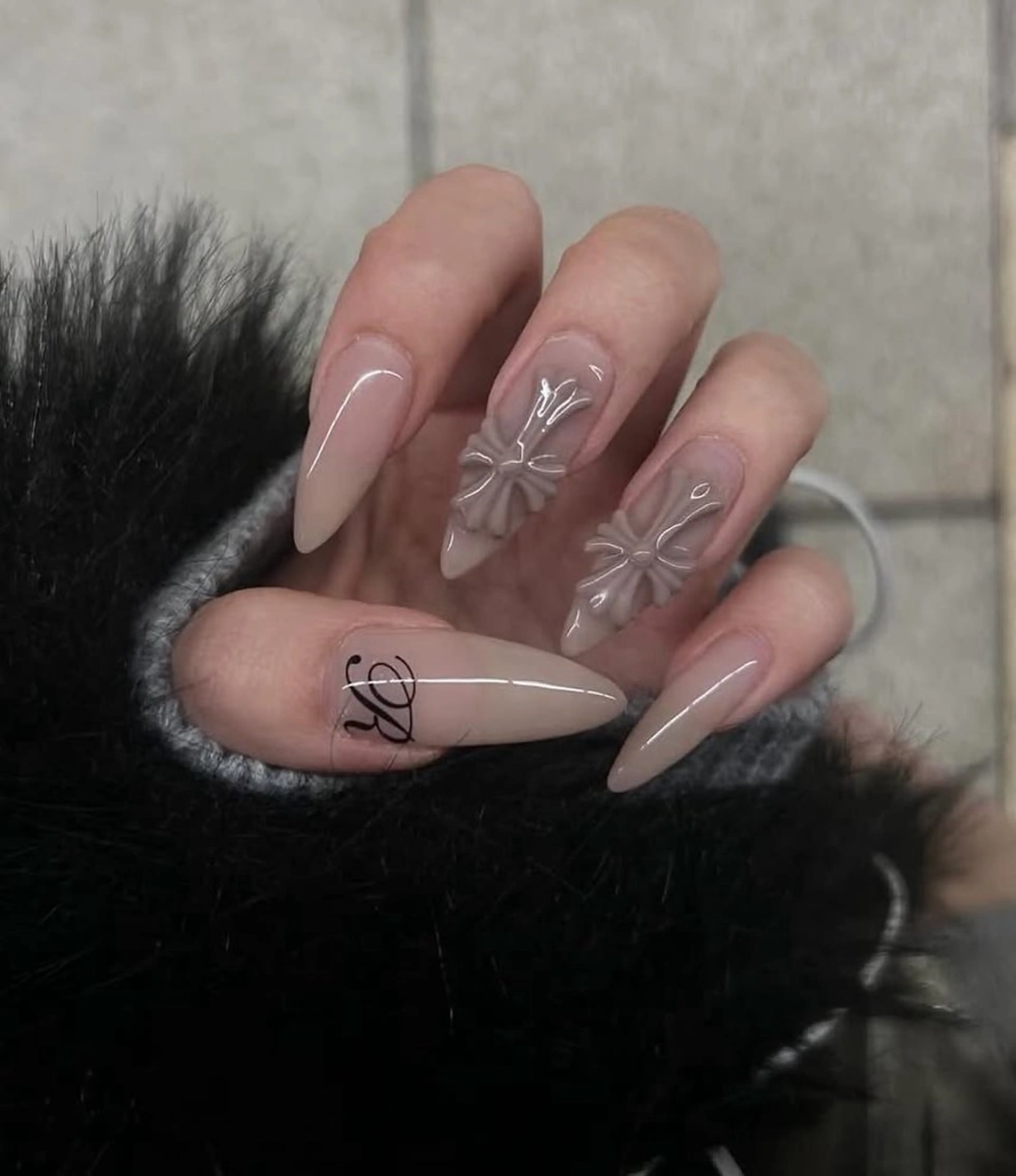 カラー グラデーションカラー ピンクカラー ハンドネイル AIN Nailのネイルデザイン