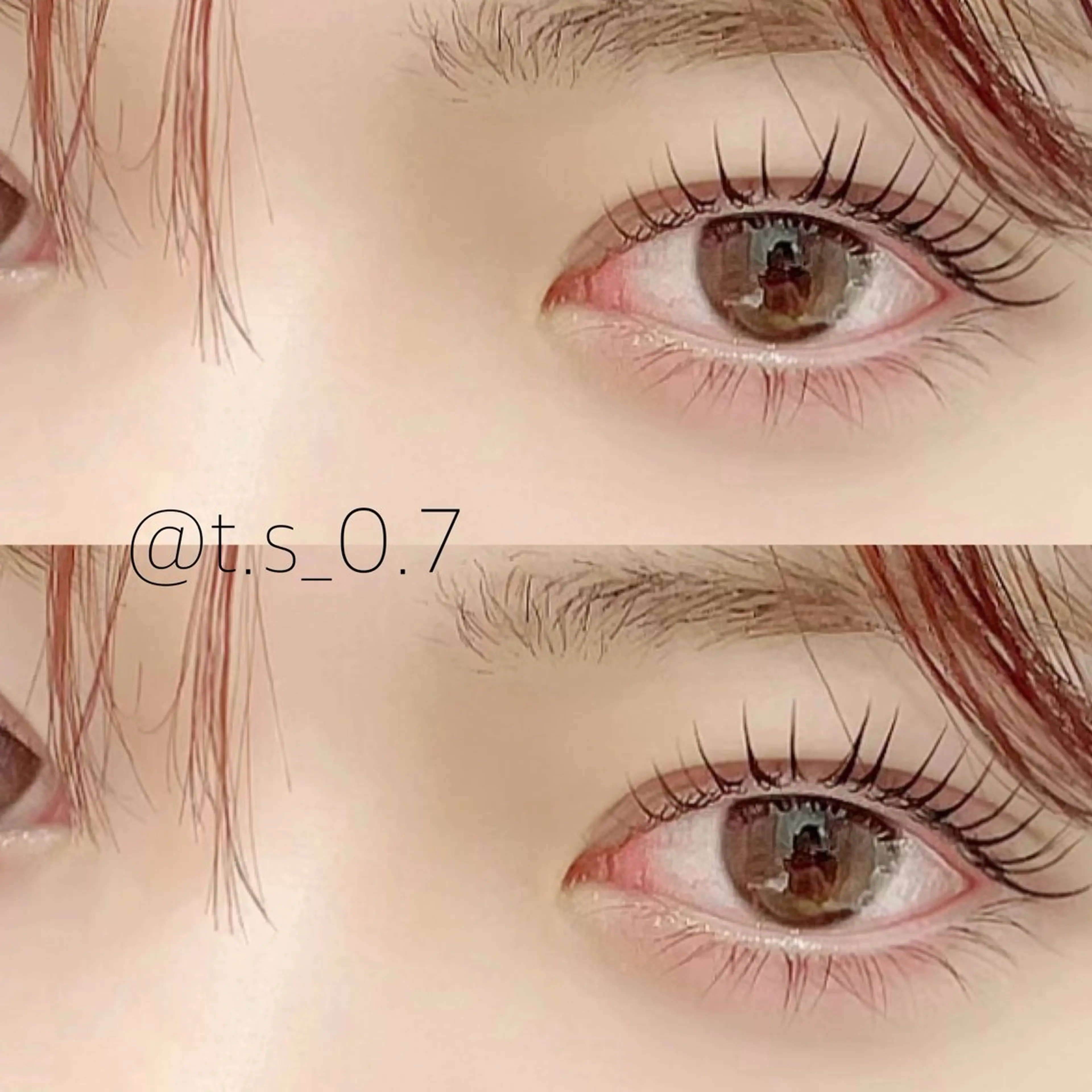 マツエク・マツパ 束感まつ毛 韓国風マツエク 一重×まつ毛パーマ 名古屋eyelist hoshinoのマツエク・マツパデザイン