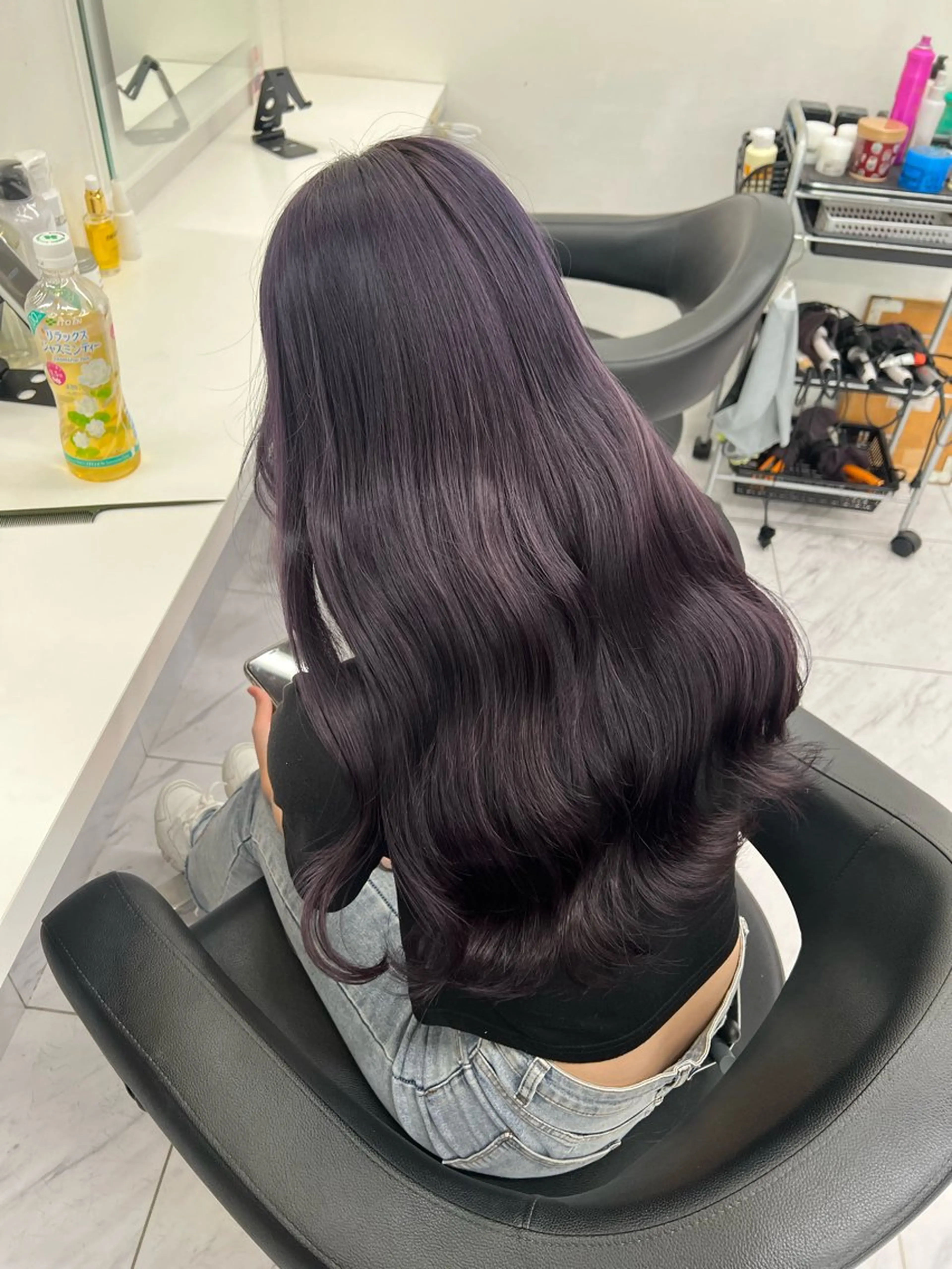 ロング カラー 🎀暖色/ラベンダー /paru🤍のヘアスタイル