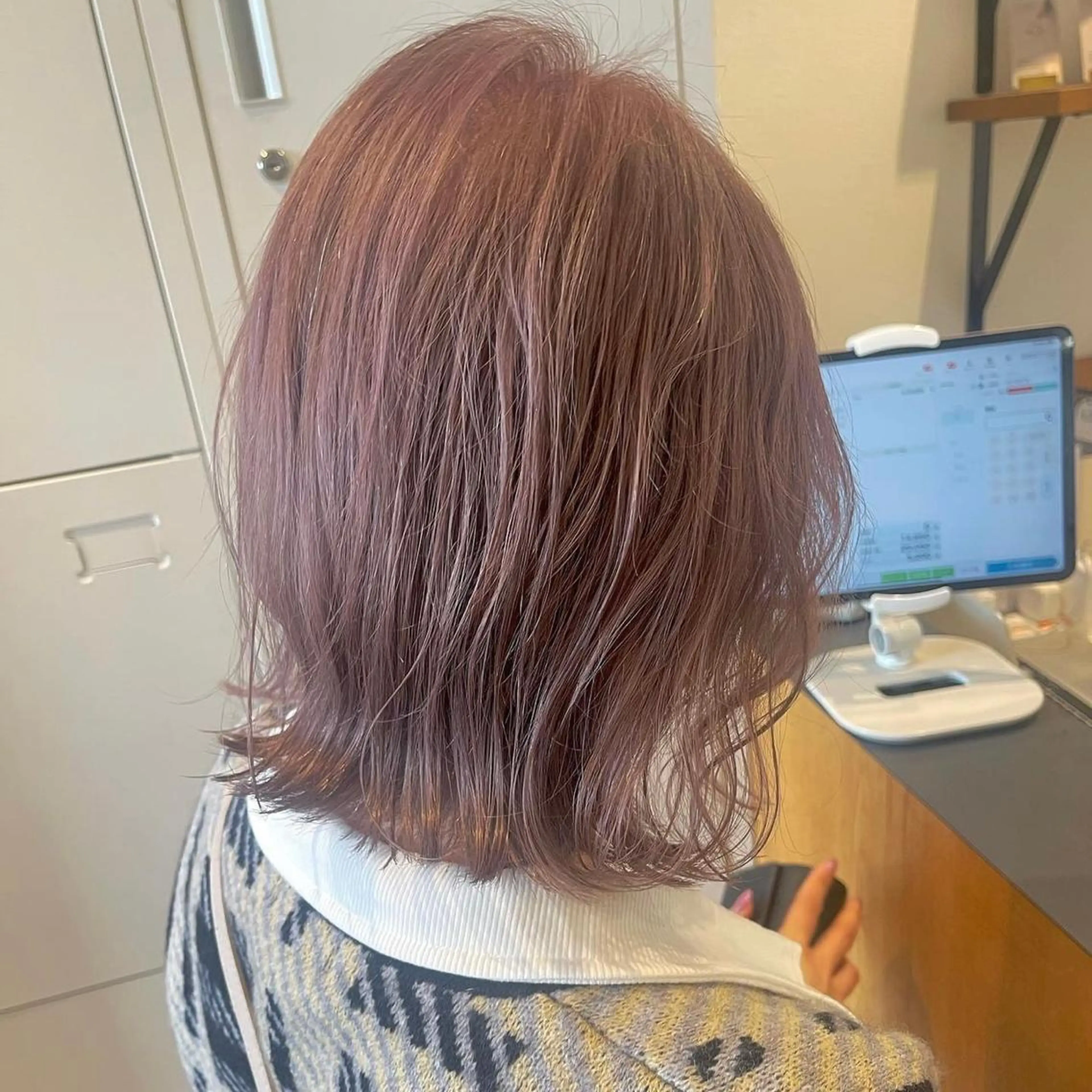 カラー ベージュカラー ピンクカラー ピンクベージュ .sirohair momoka🫧のヘアスタイル