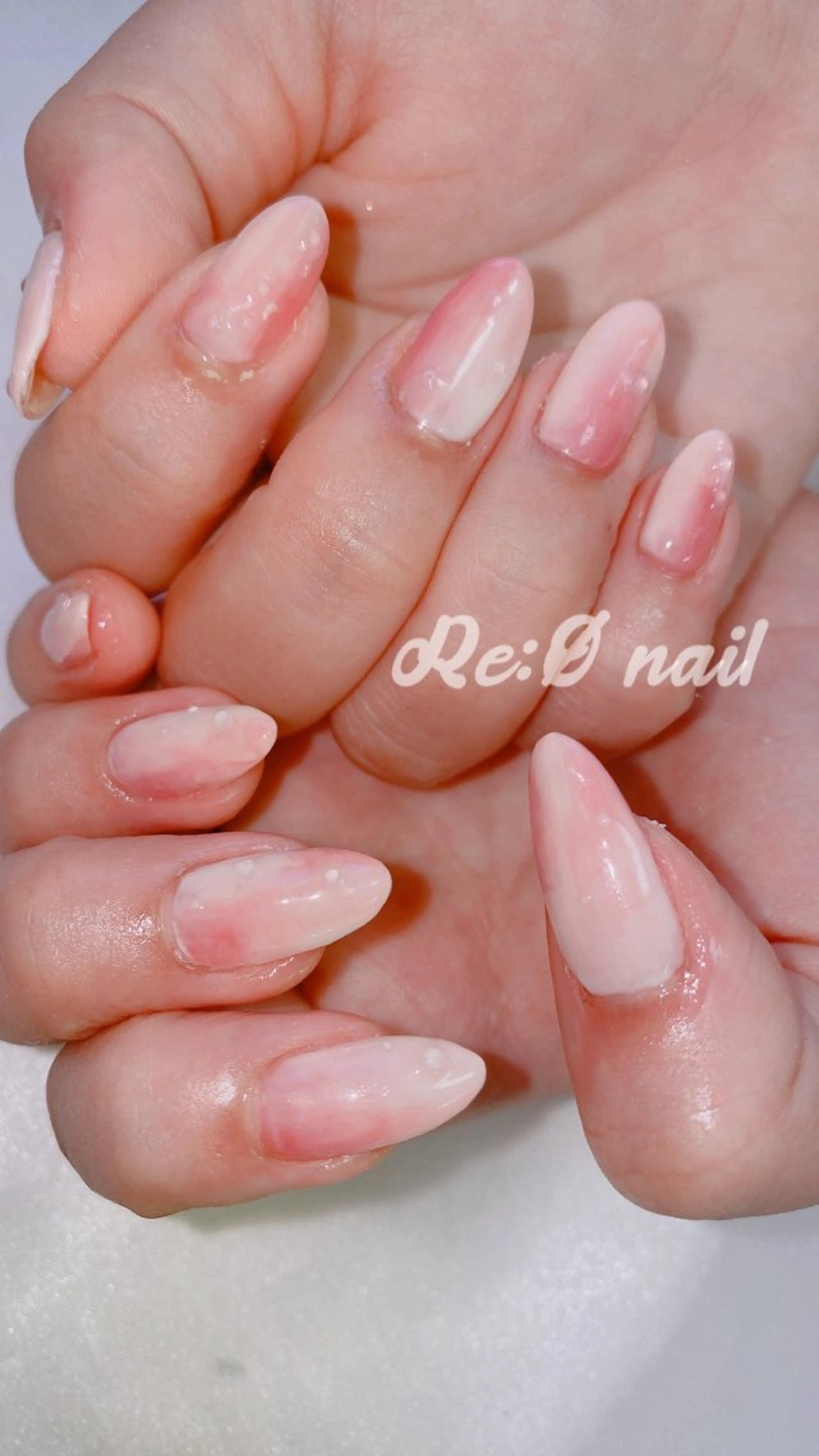 ネイル ハンドネイル Re:Ø nail 🩵TSUJIのネイルデザイン