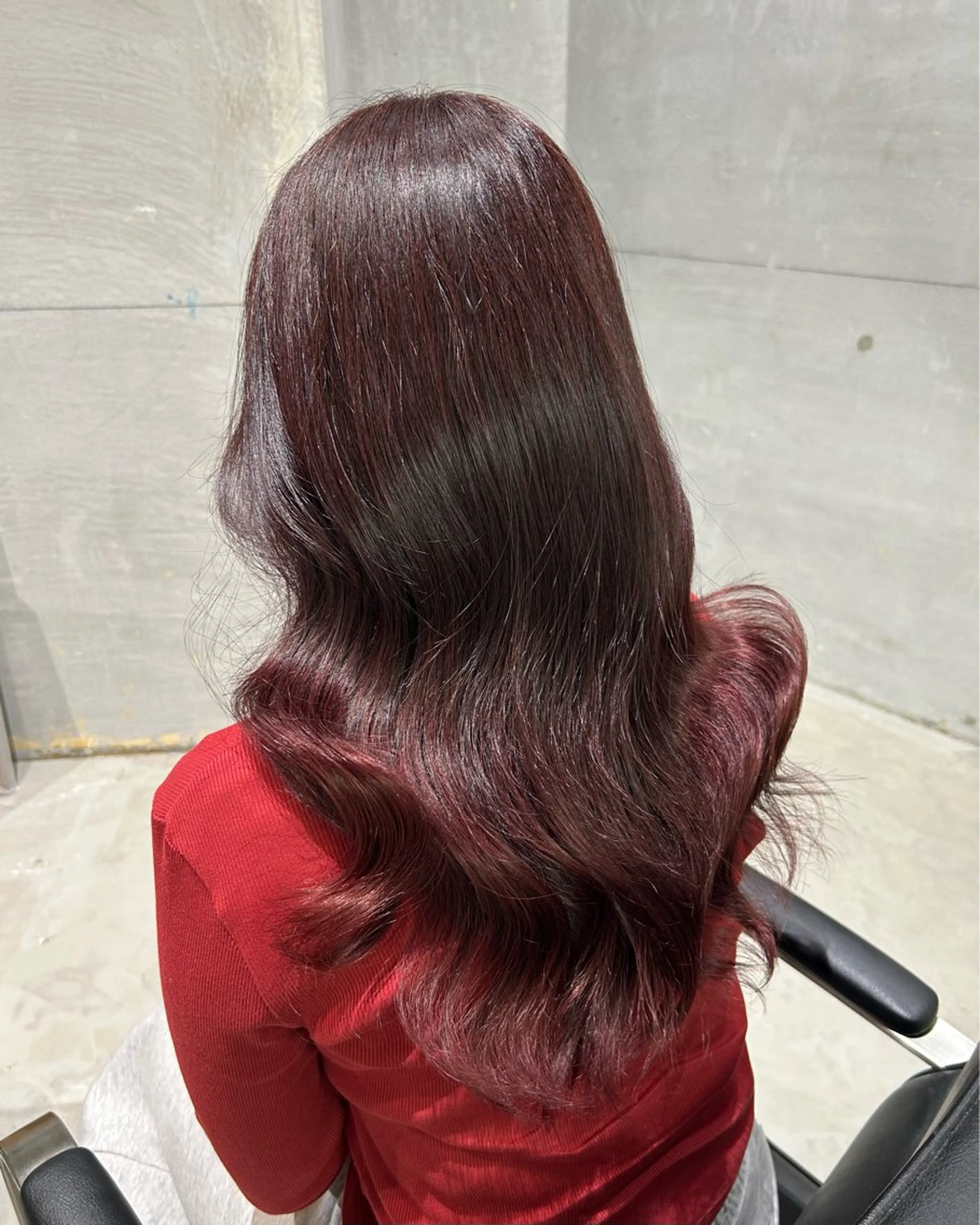 ロング カラー ヘアカラー トリートメント 透明感カラー🍯 髪質改善🫧 野々愛のヘアスタイル