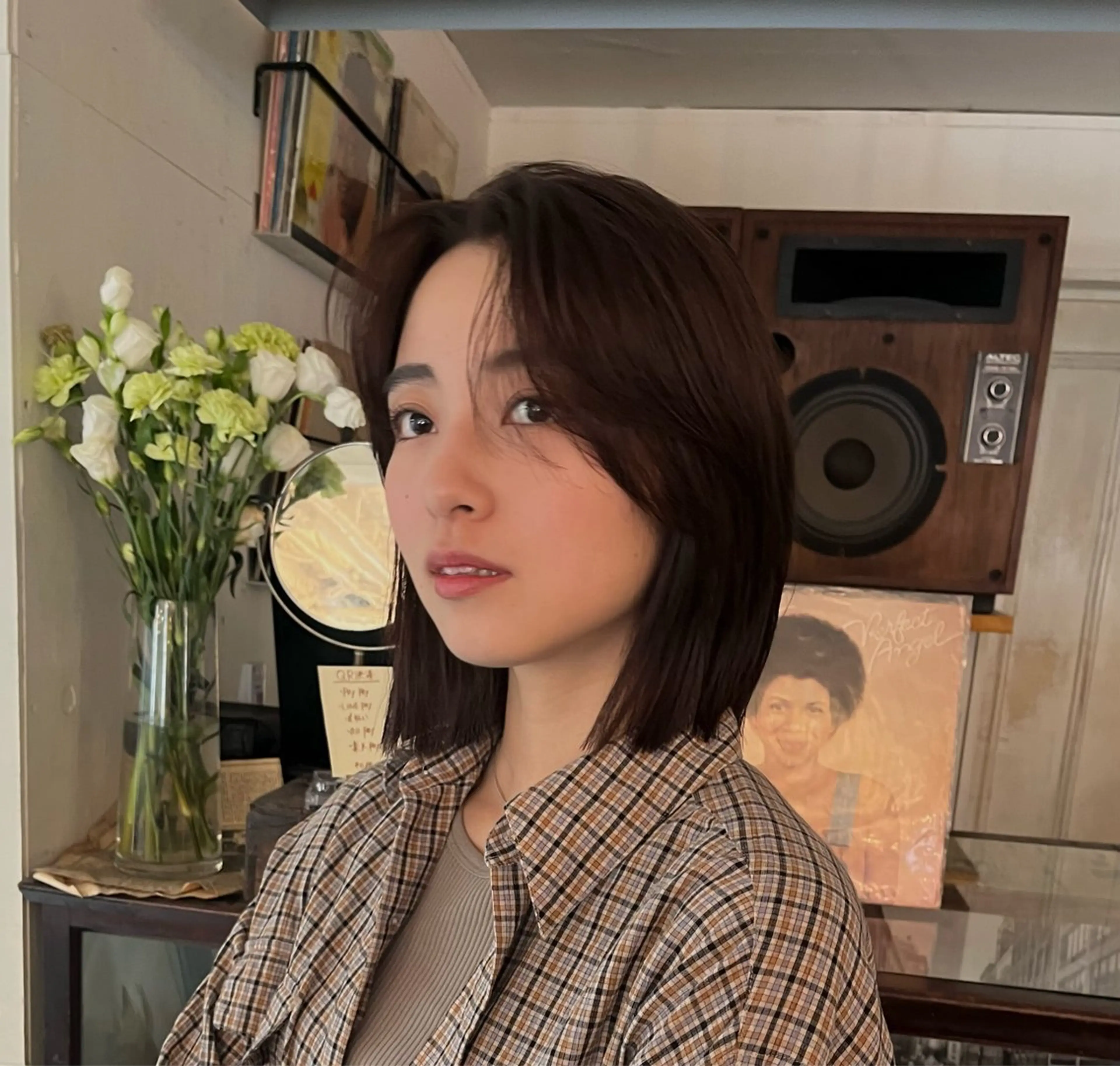 ミディアム ボブ ブリーチなし/透明感 /ショート/大世のヘアスタイル