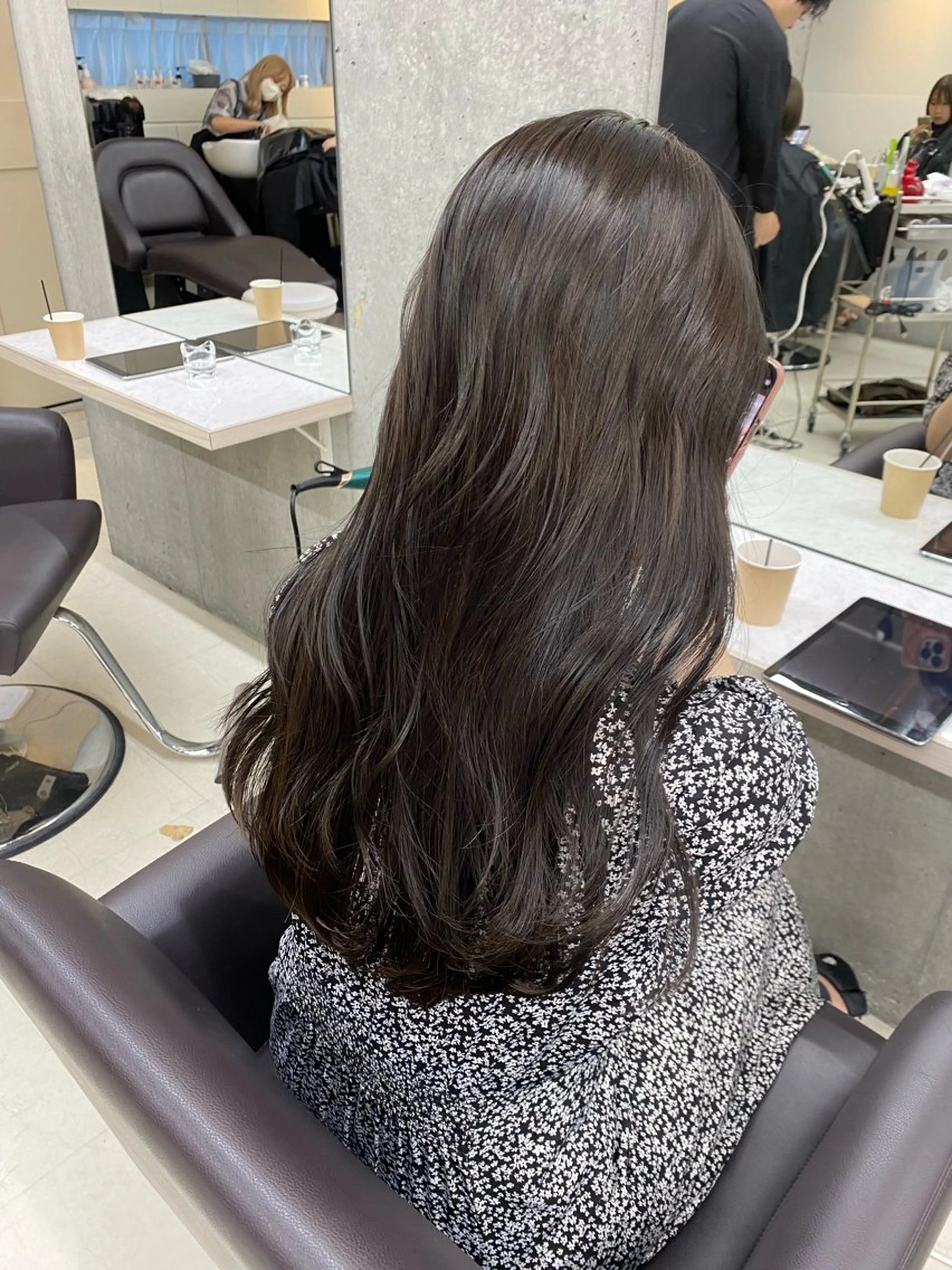 セミロング うる艶ヘア♡韓国好き 透明感　shotaのヘアスタイル