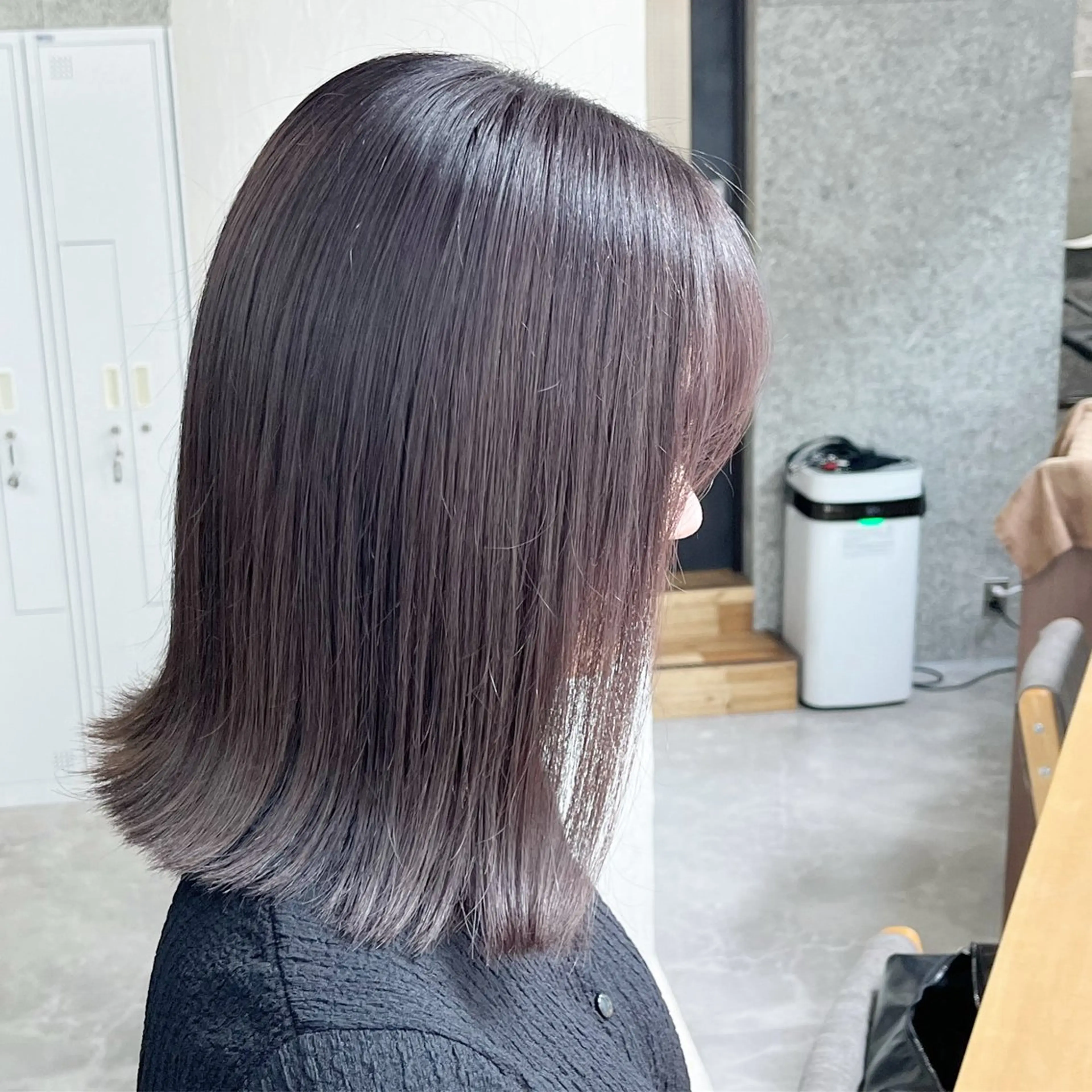 ミディアム ハイトーン🫧艶髪 MAIKAのヘアスタイル