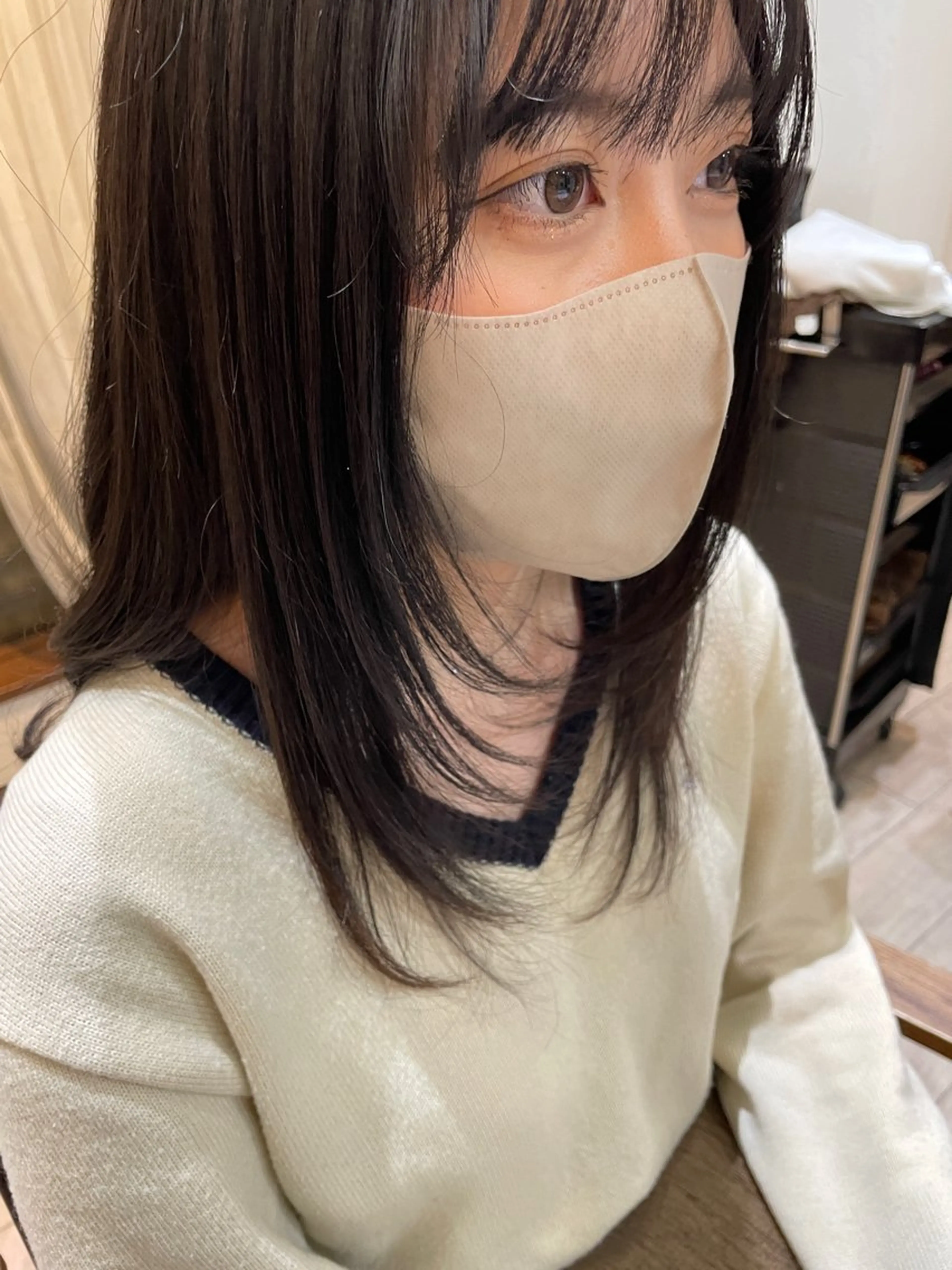 セミロング re; みおのヘアスタイル