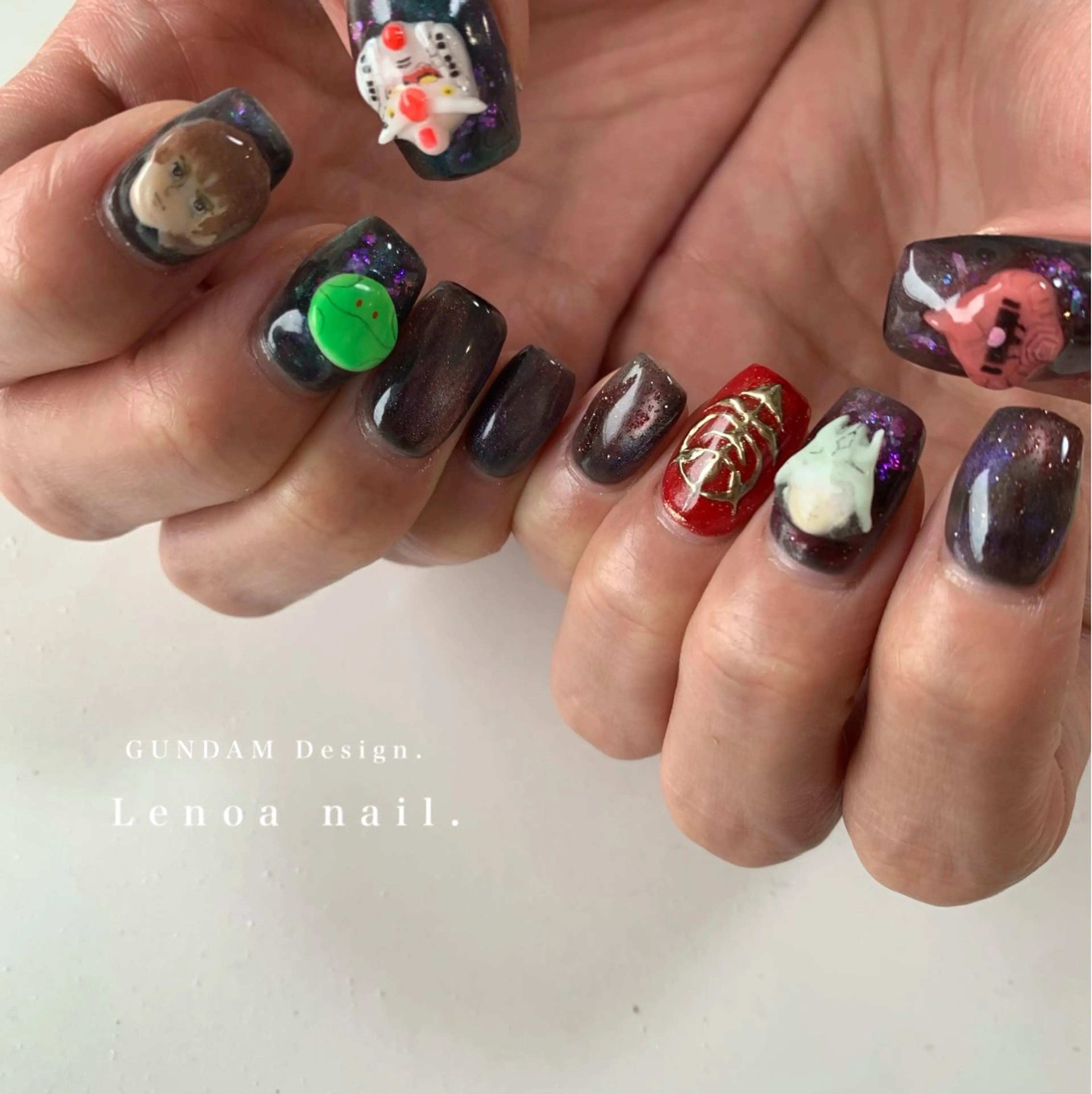 ネイル 持ち込み nailsalon Lenoaのネイルデザイン