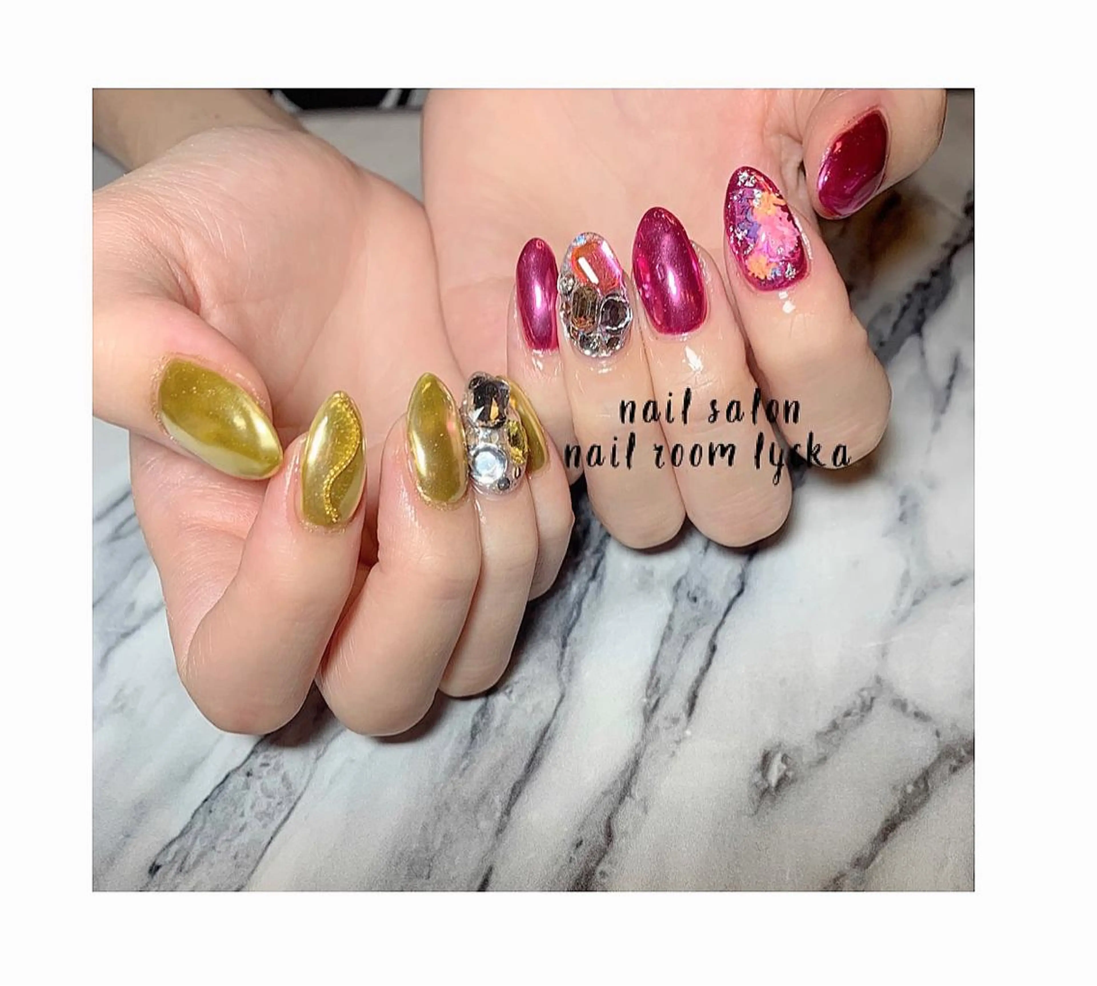 ネイル ﾈｲﾙﾙｰﾑﾘｯｶ 𝐦𝐚𝐲𝐮のネイルデザイン