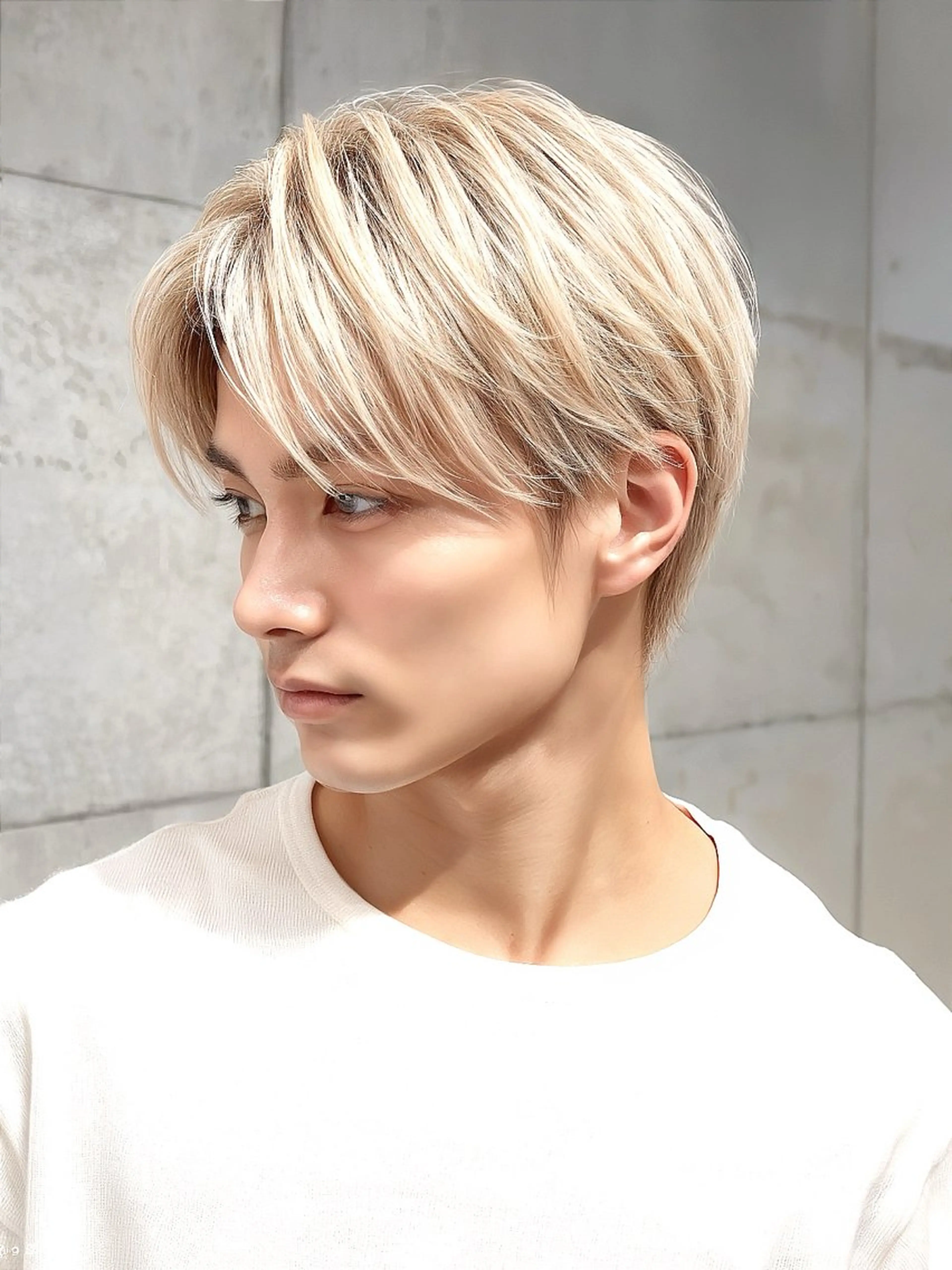 メンズカット+ダブルカラー+髪質改善トリートメントの写真