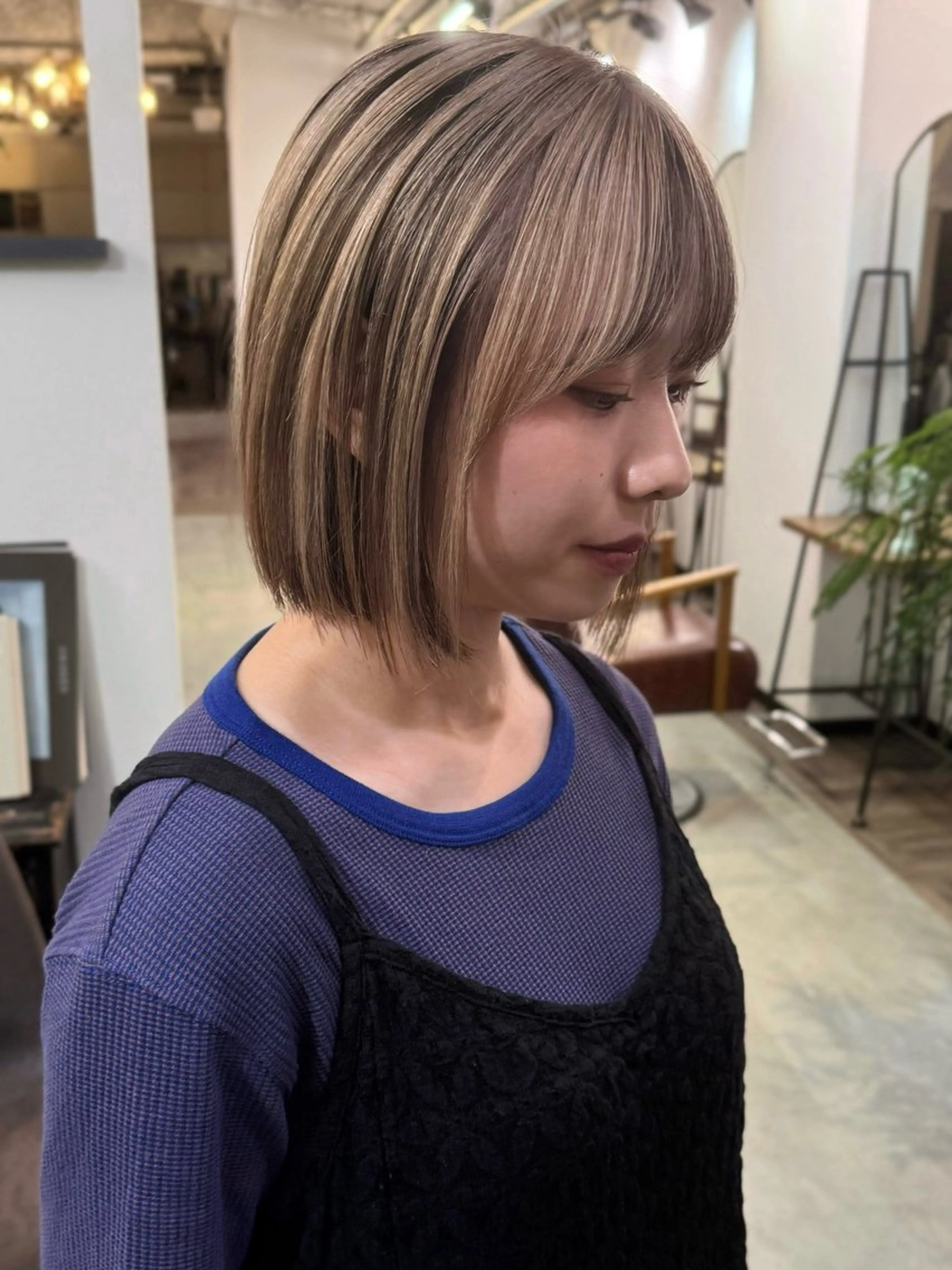 カラー 後藤 未奈のヘアスタイル